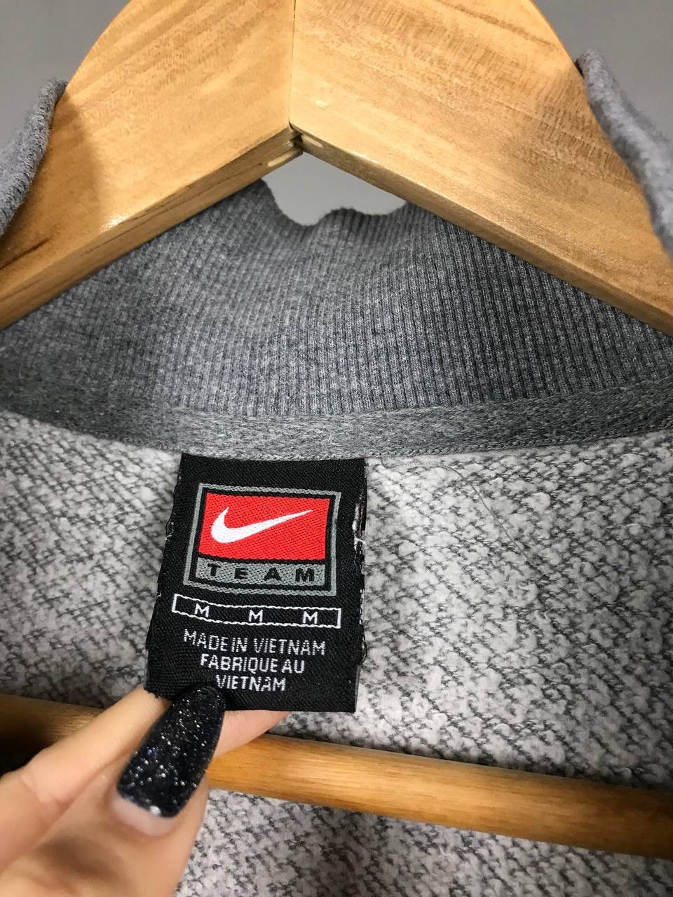 Nike Nike swoosh streetwear vintage 1/4 zip sweatshirt Size US M / EU 48-50 / 2 - 4 Thumbnail