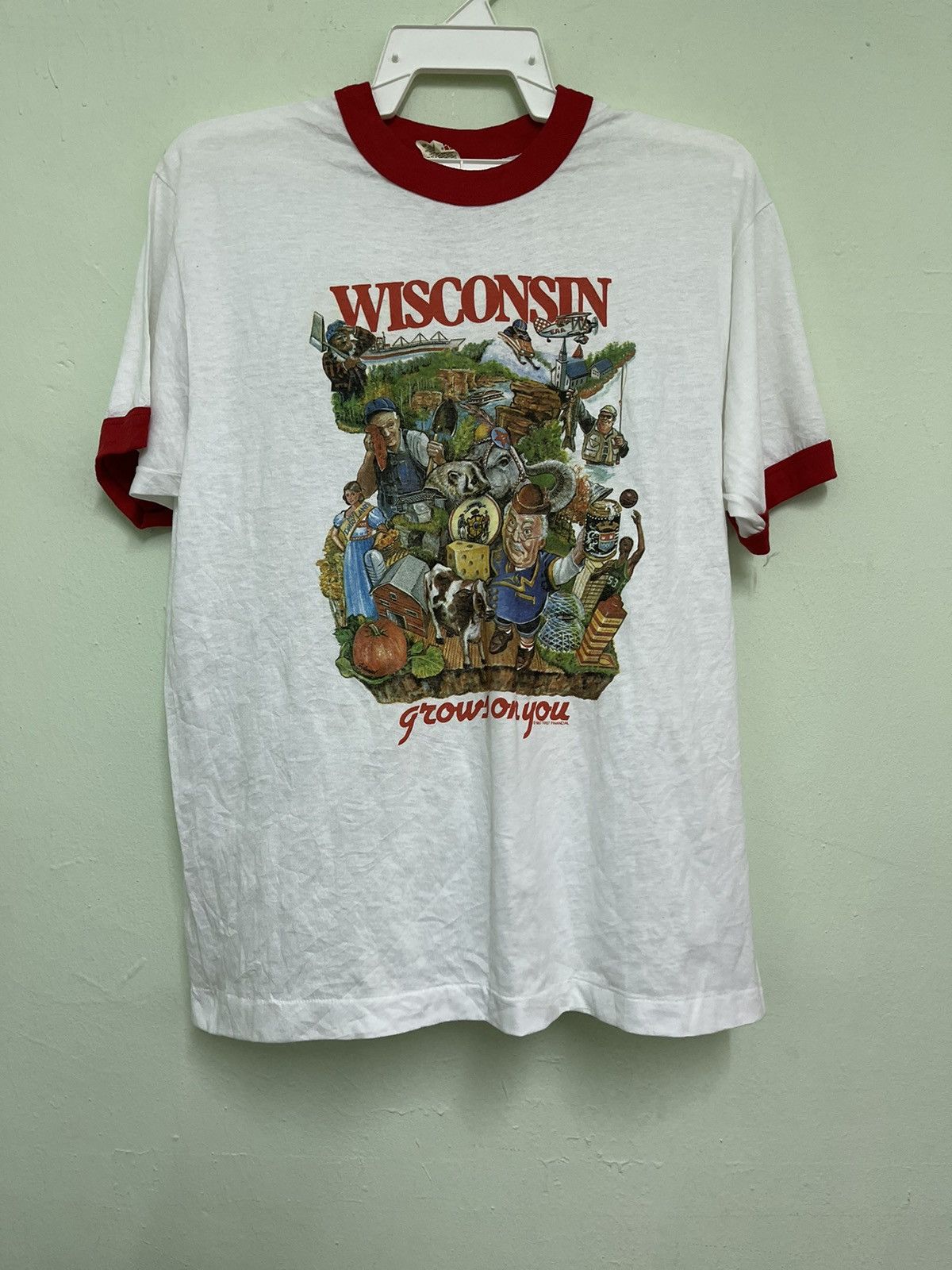 Vintage wisconsin grows on you tee