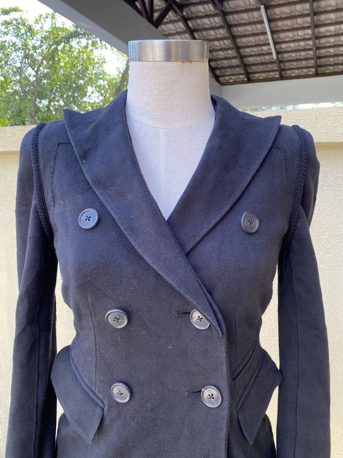 Donna Karan vintage donna karan black label blazer Size XS / US 0-2 / IT 36-38 - 2 Thumbnail
