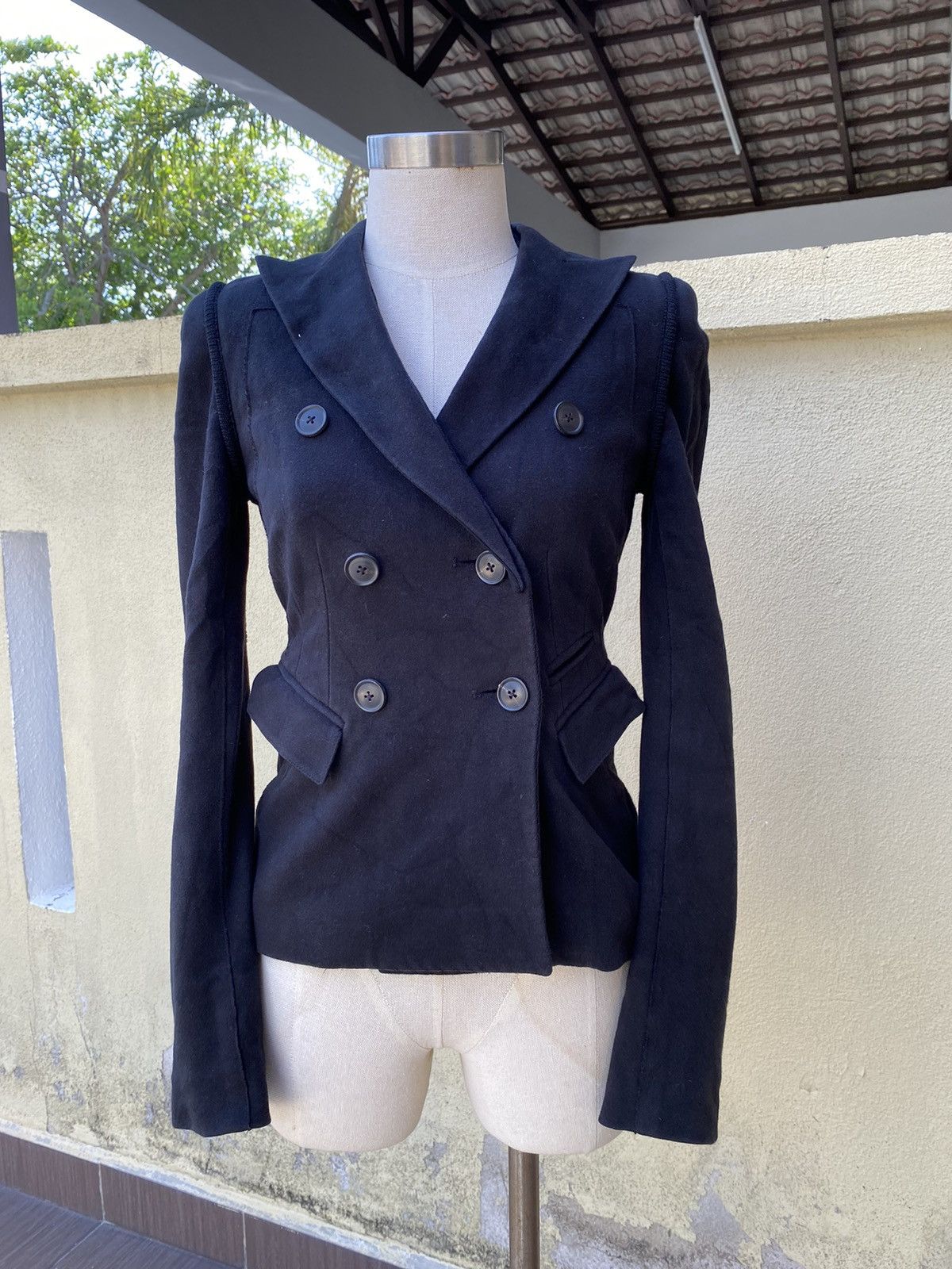 Donna Karan vintage donna karan black label blazer Size XS / US 0-2 / IT 36-38 - 13 Thumbnail