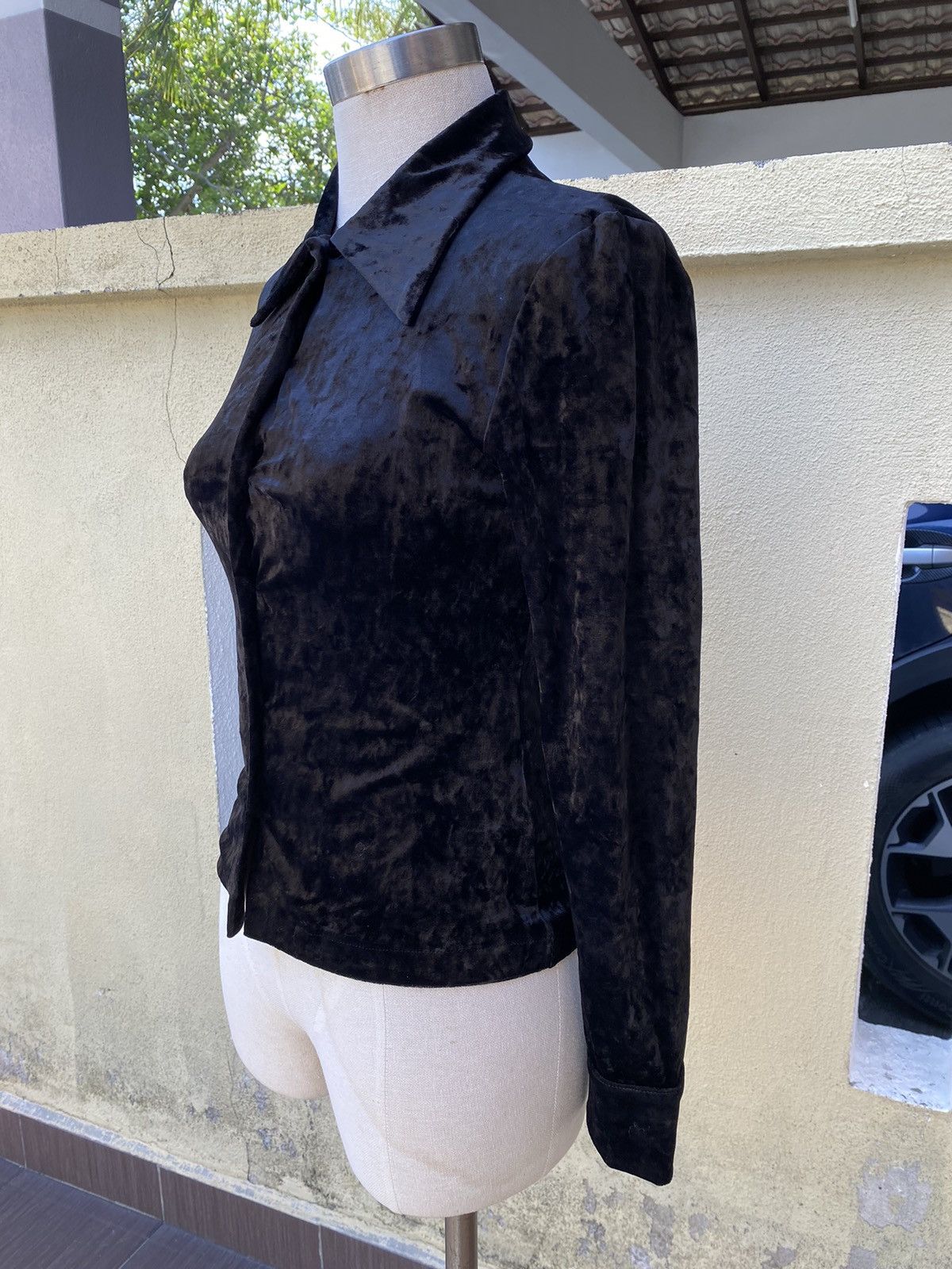 Other enrica massei black velvet button up Size M / US 6-8 / IT 42-44 - 3 Thumbnail