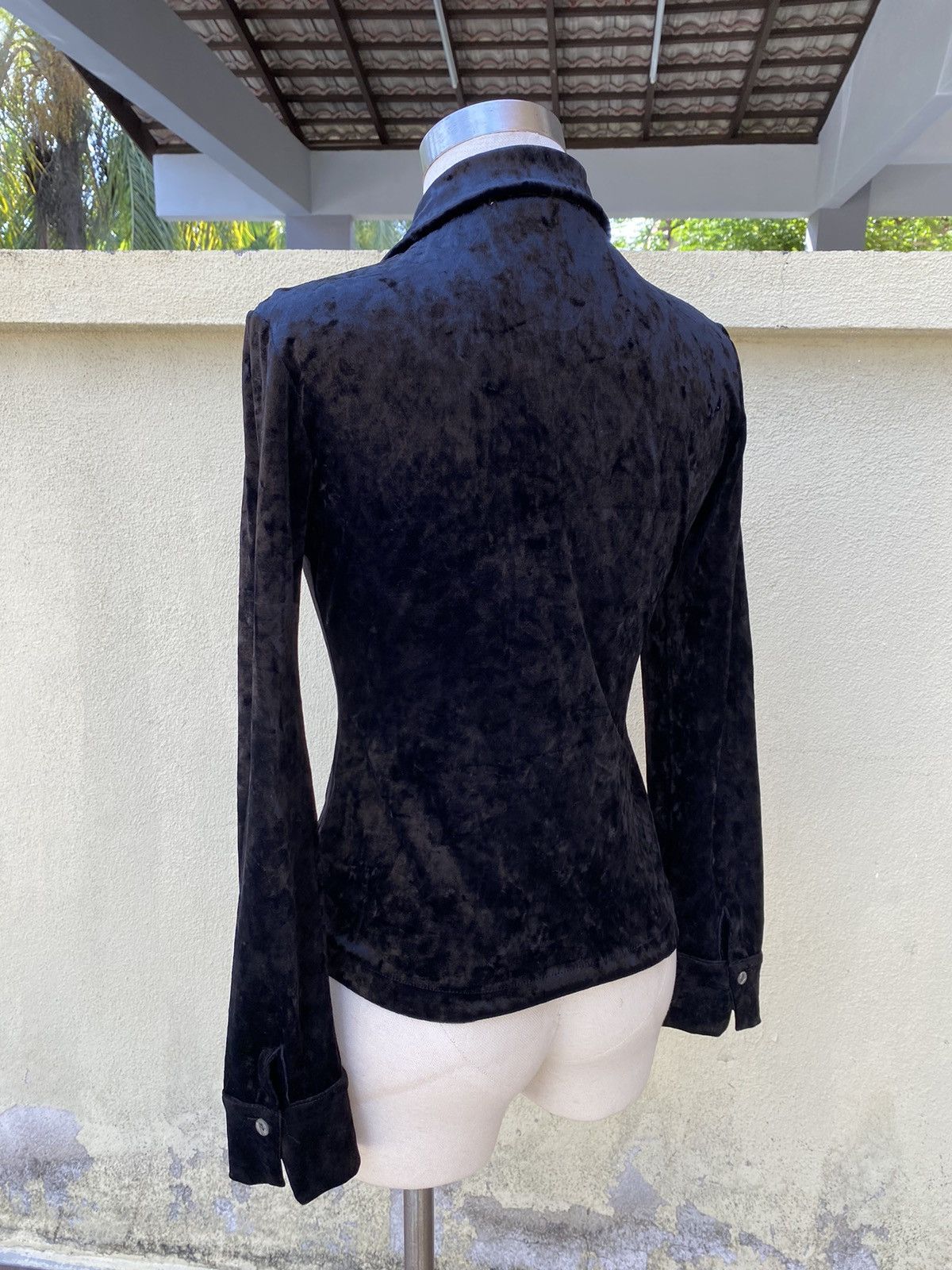 Other enrica massei black velvet button up Size M / US 6-8 / IT 42-44 - 4 Thumbnail