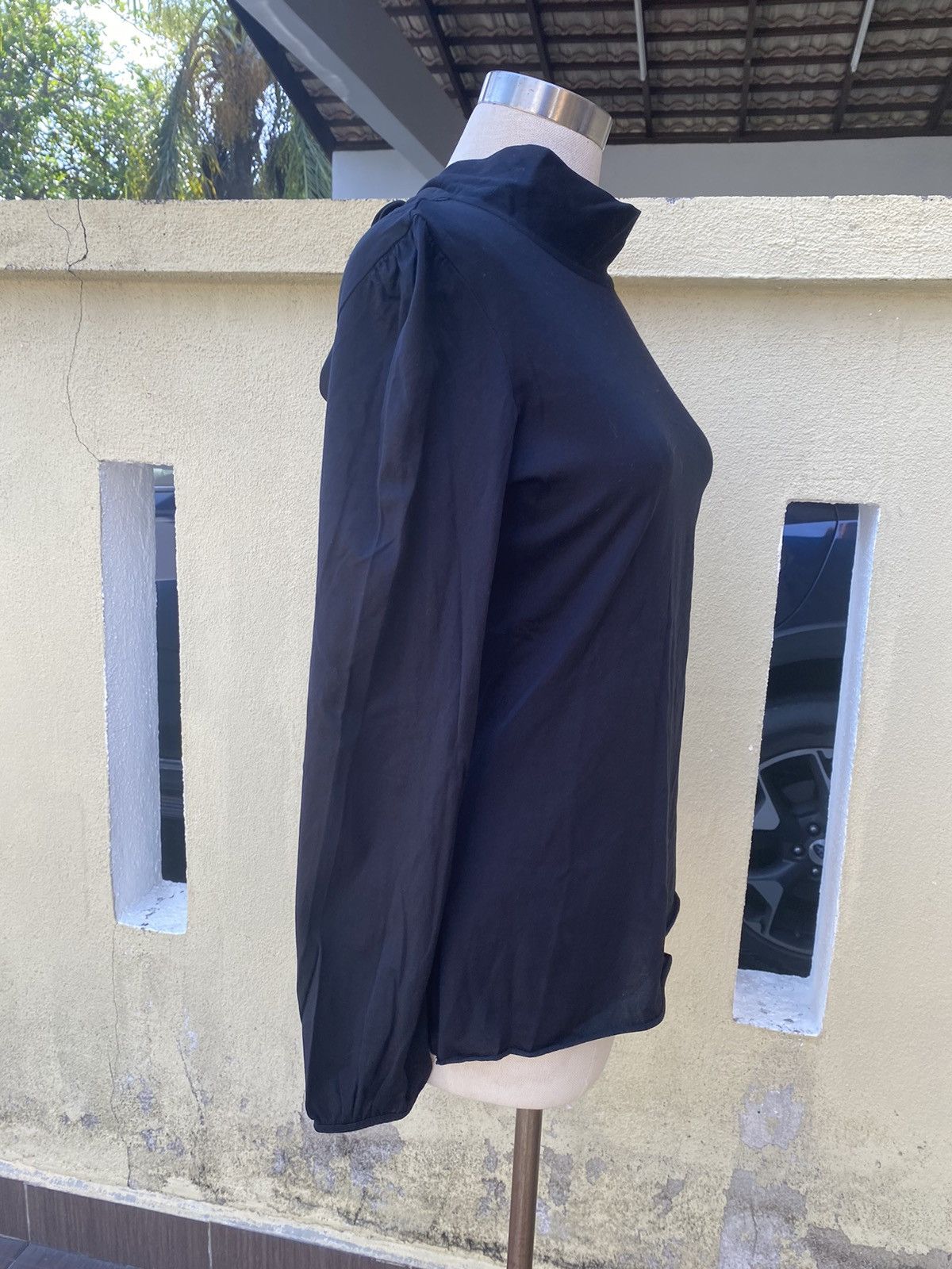 Carolina Herrera black blouse Size S / US 4 / IT 40 - 3 Thumbnail