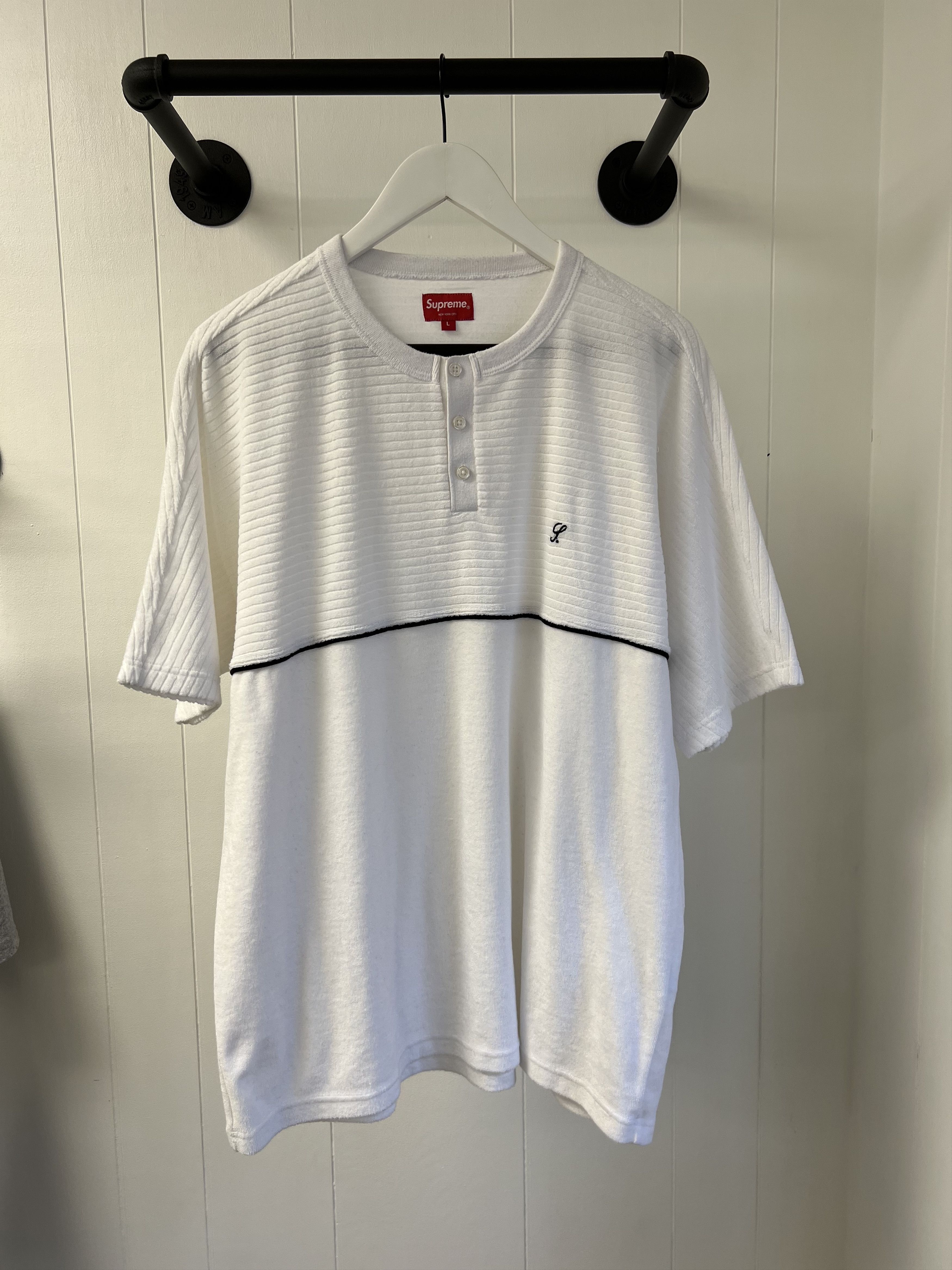 Supreme Supreme Terry S/S Henley | Grailed 