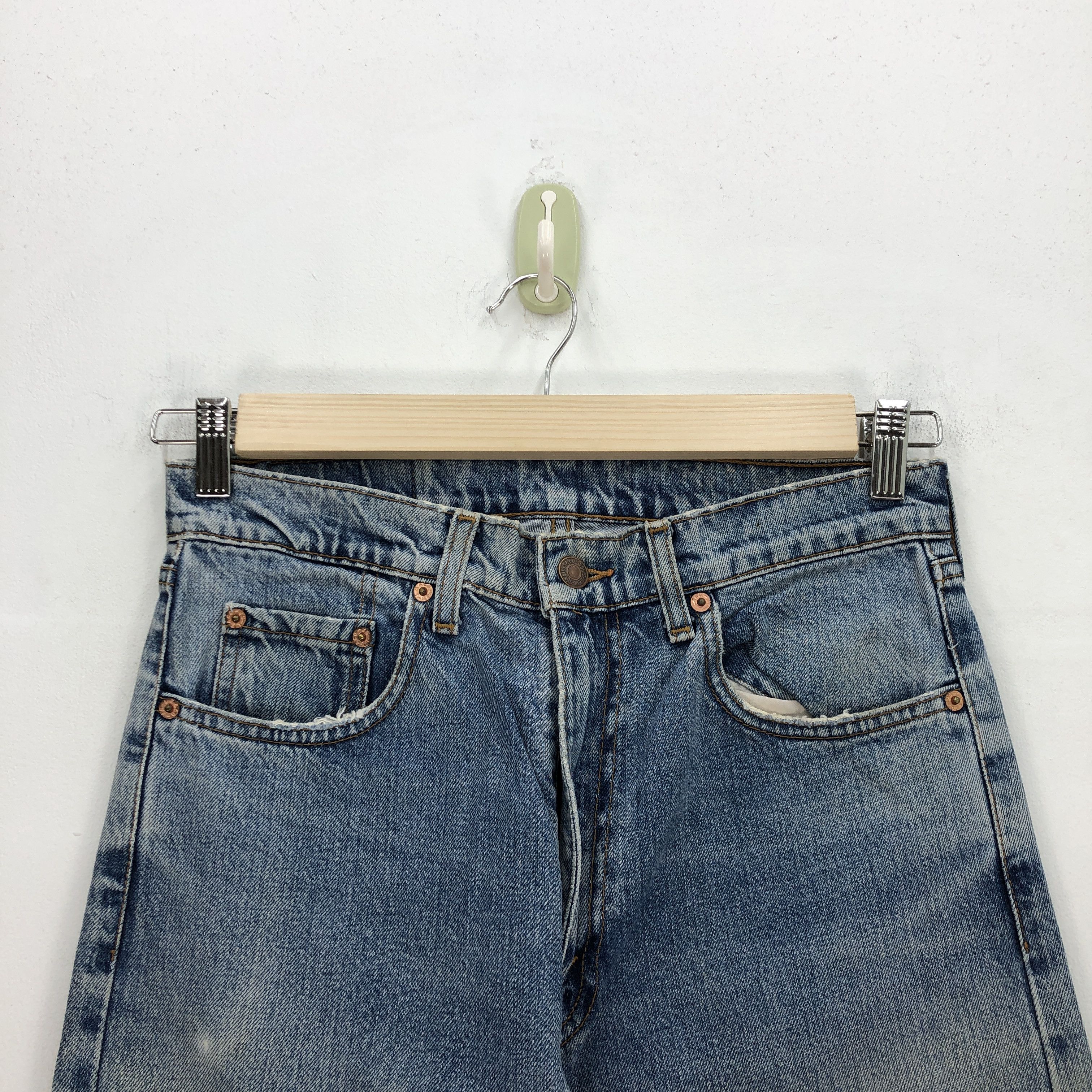 Levi's Vintage Levis Light Wash Jeans Levis 512 Faded Denim Size US 30 / EU 46 - 3 Thumbnail