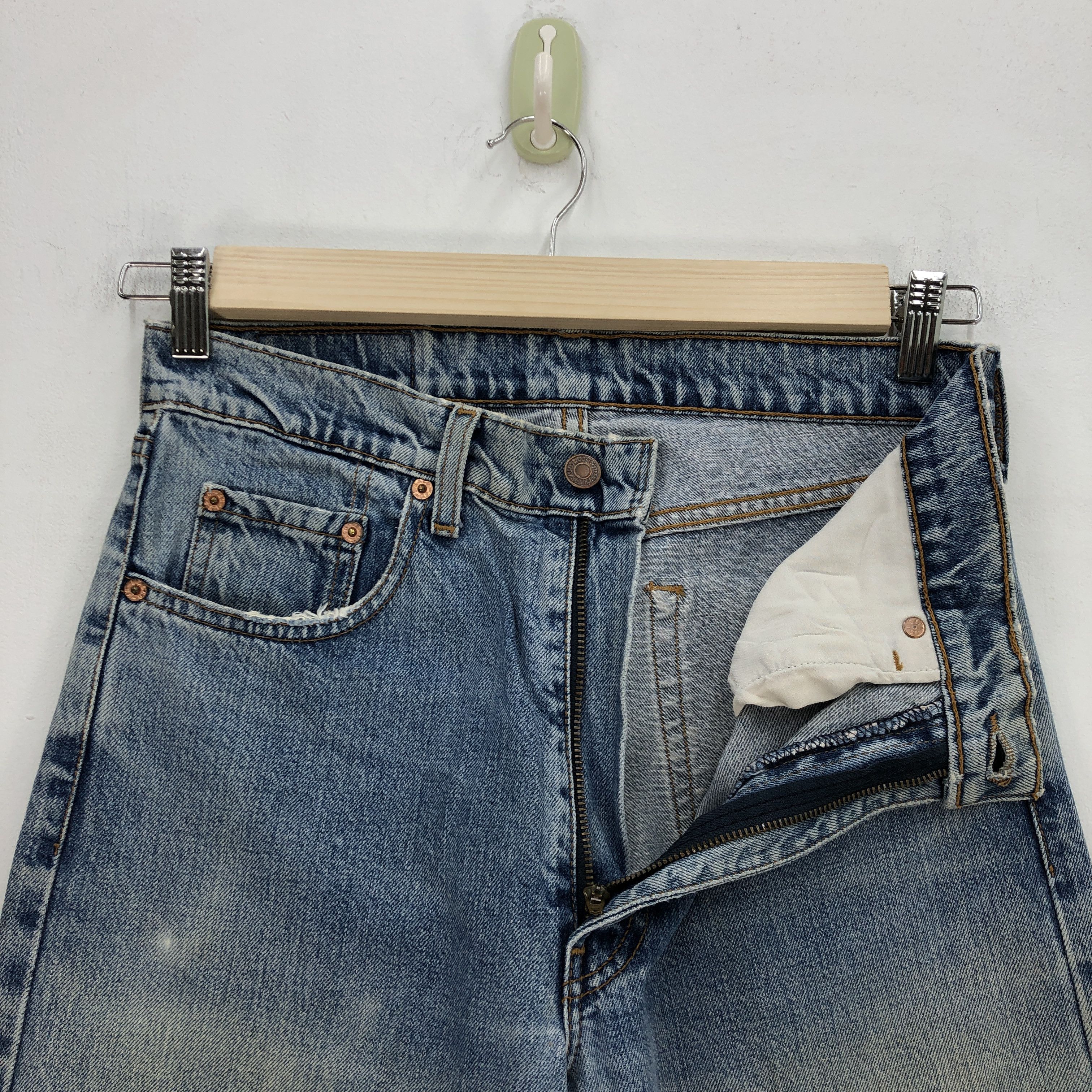Levi's Vintage Levis Light Wash Jeans Levis 512 Faded Denim Size US 30 / EU 46 - 7 Thumbnail