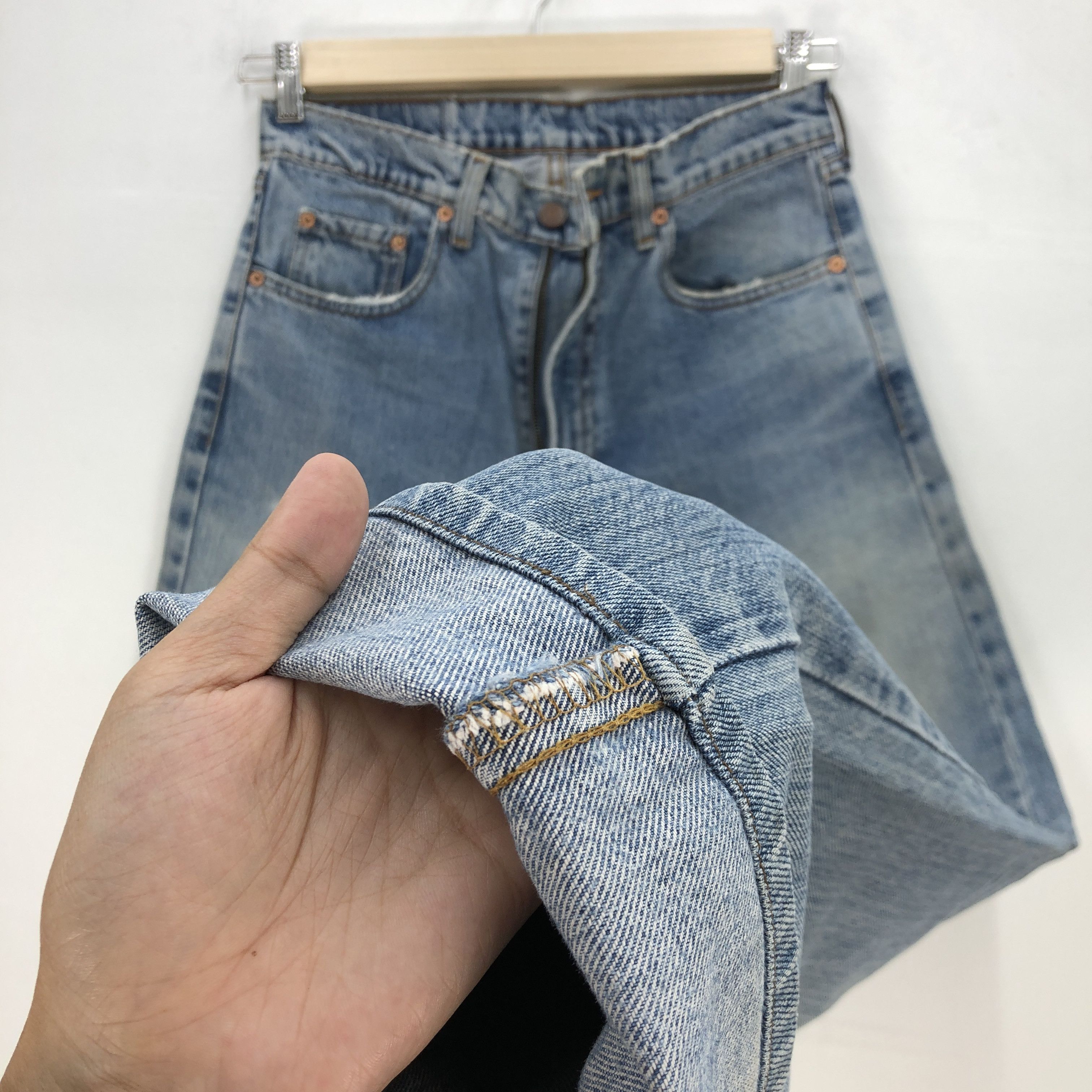 Levi's Vintage Levis Light Wash Jeans Levis 512 Faded Denim Size US 30 / EU 46 - 9 Thumbnail