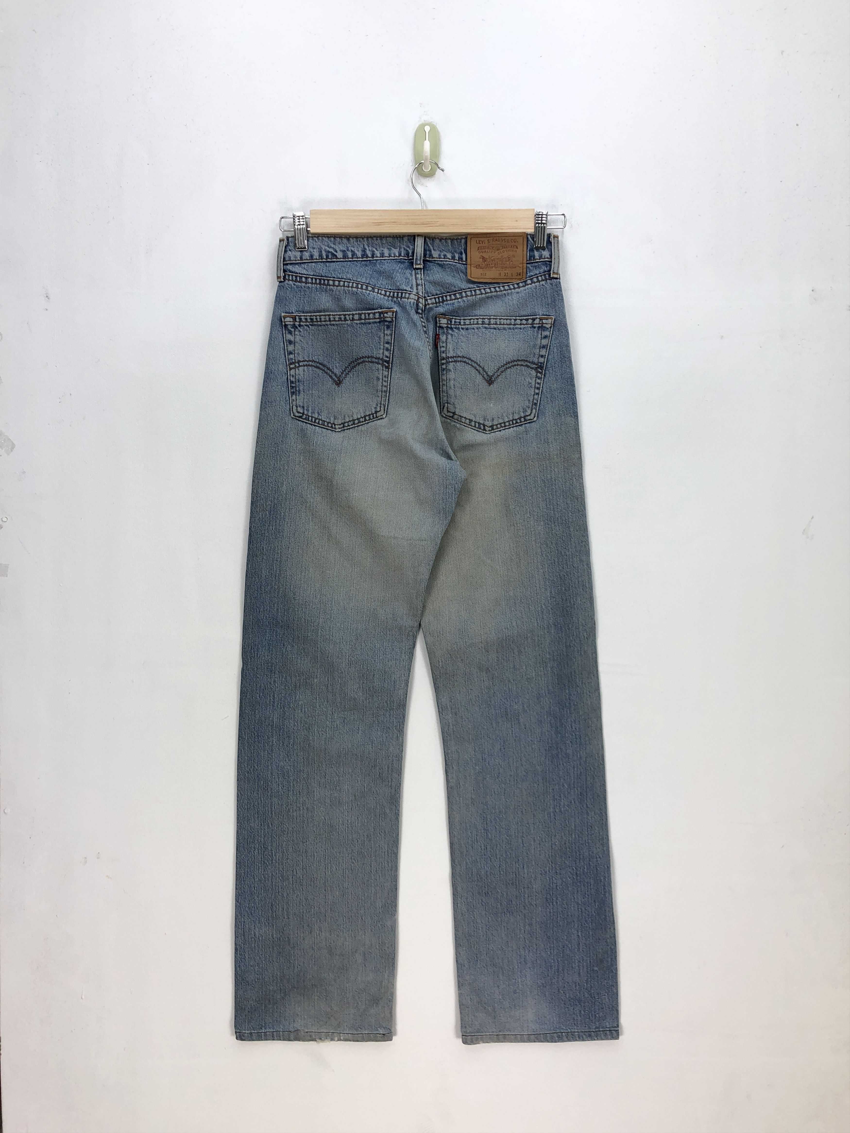 Levi's Vintage Levis Light Wash Jeans Levis 512 Faded Denim Size US 30 / EU 46 - 2 Thumbnail