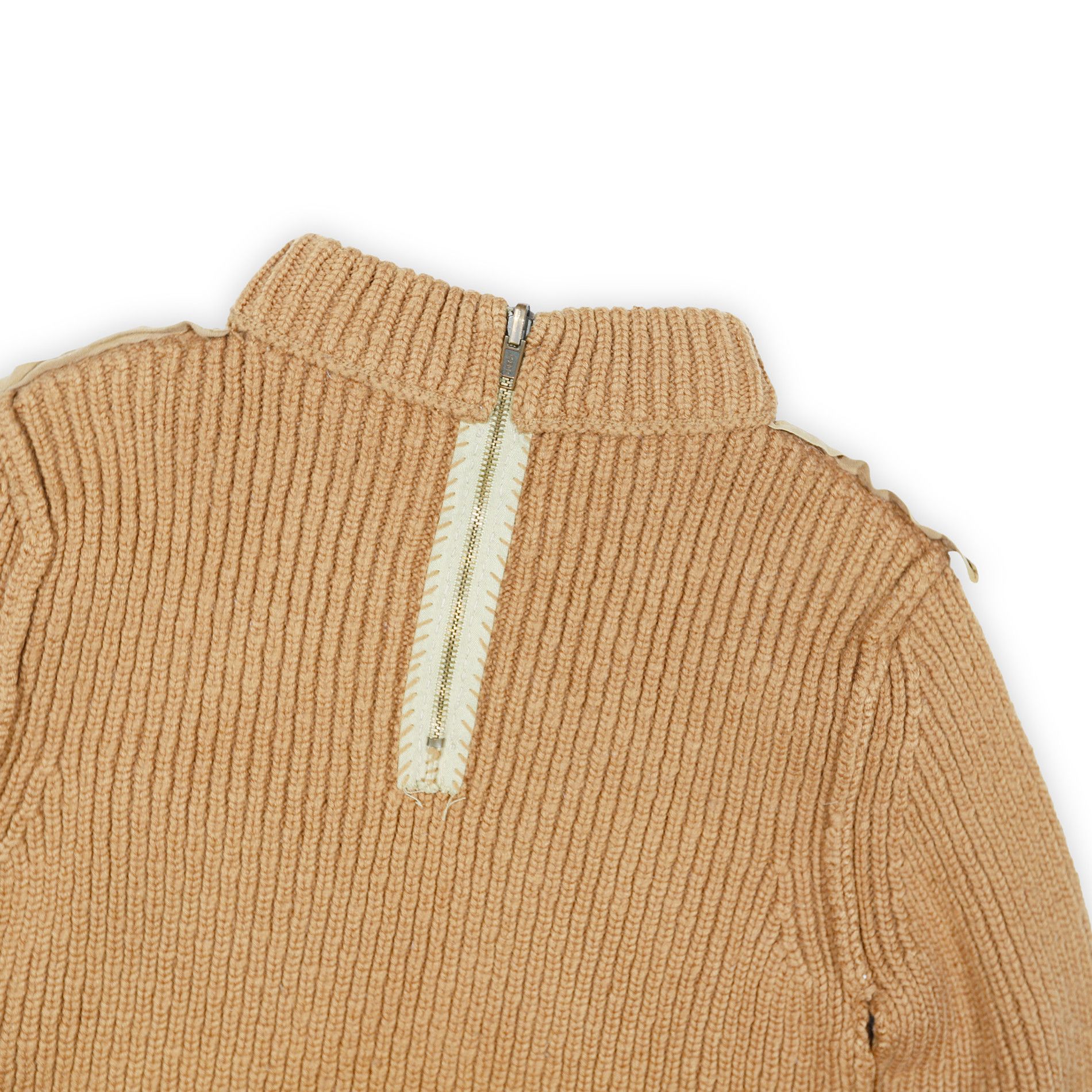 Maison Margiela FW97 Miss Deanna Inside Out Reversible Military Knit Sweater Size ONE SIZE - 4 Thumbnail