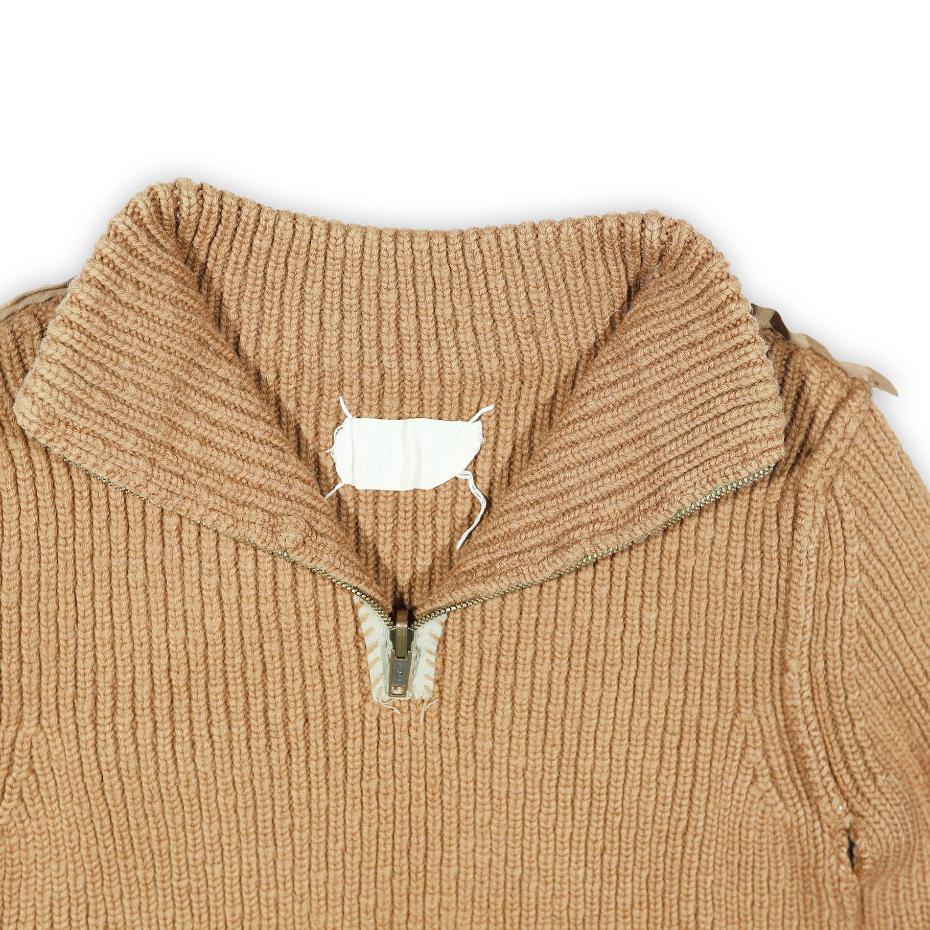 Maison Margiela FW97 Miss Deanna Inside Out Reversible Military Knit Sweater Size ONE SIZE - 5 Thumbnail