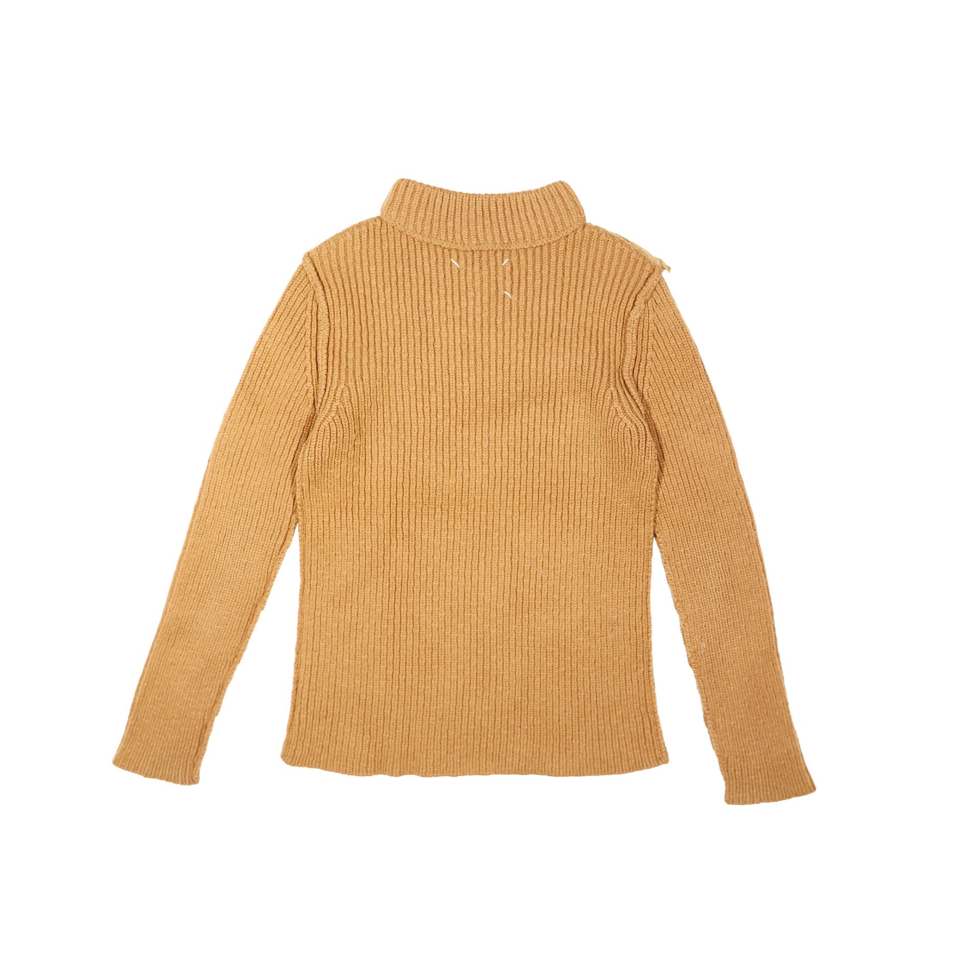 Maison Margiela FW97 Miss Deanna Inside Out Reversible Military Knit Sweater Size ONE SIZE - 2 Thumbnail