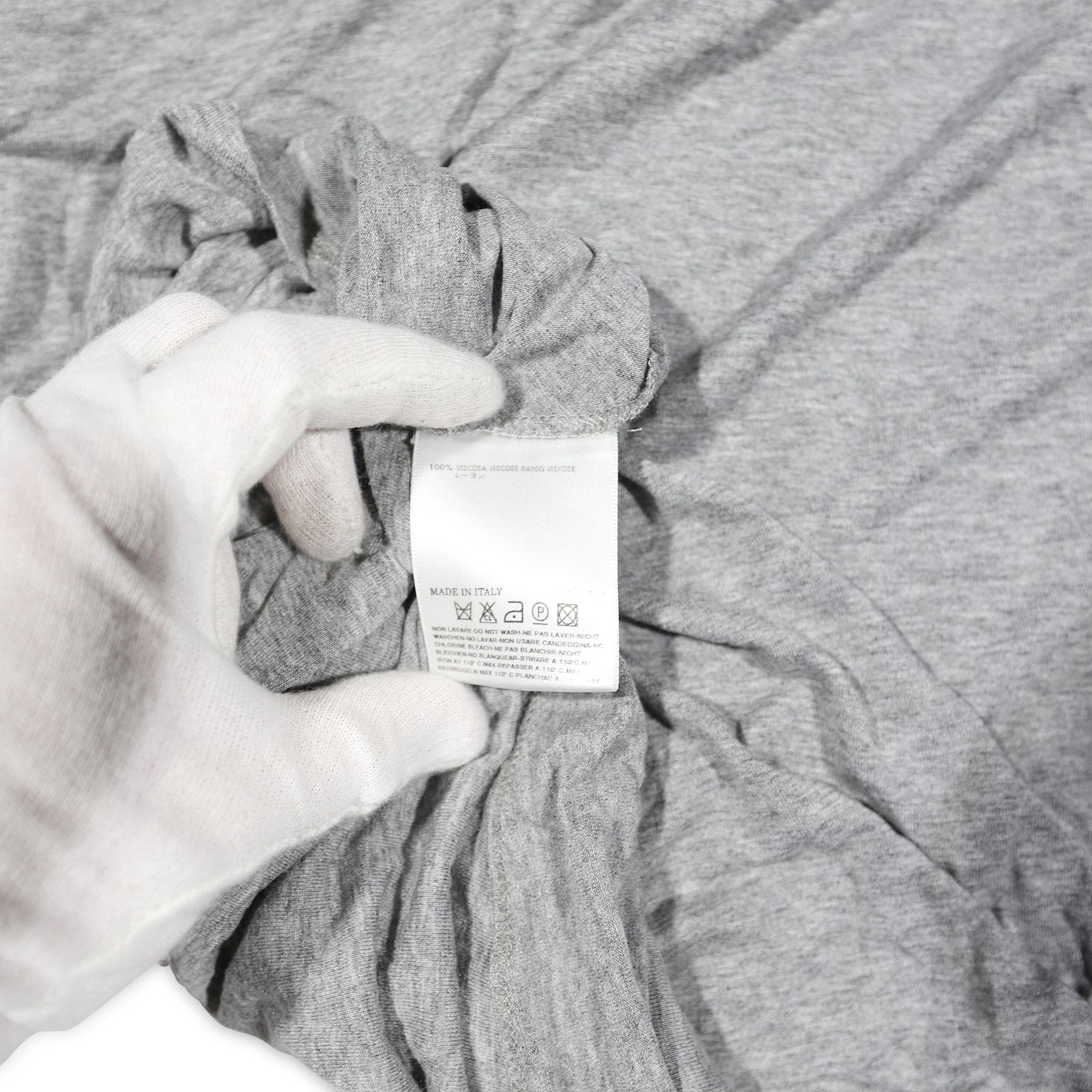 Maison Margiela SS09 Circle Grey Top Size ONE SIZE - 7 Thumbnail