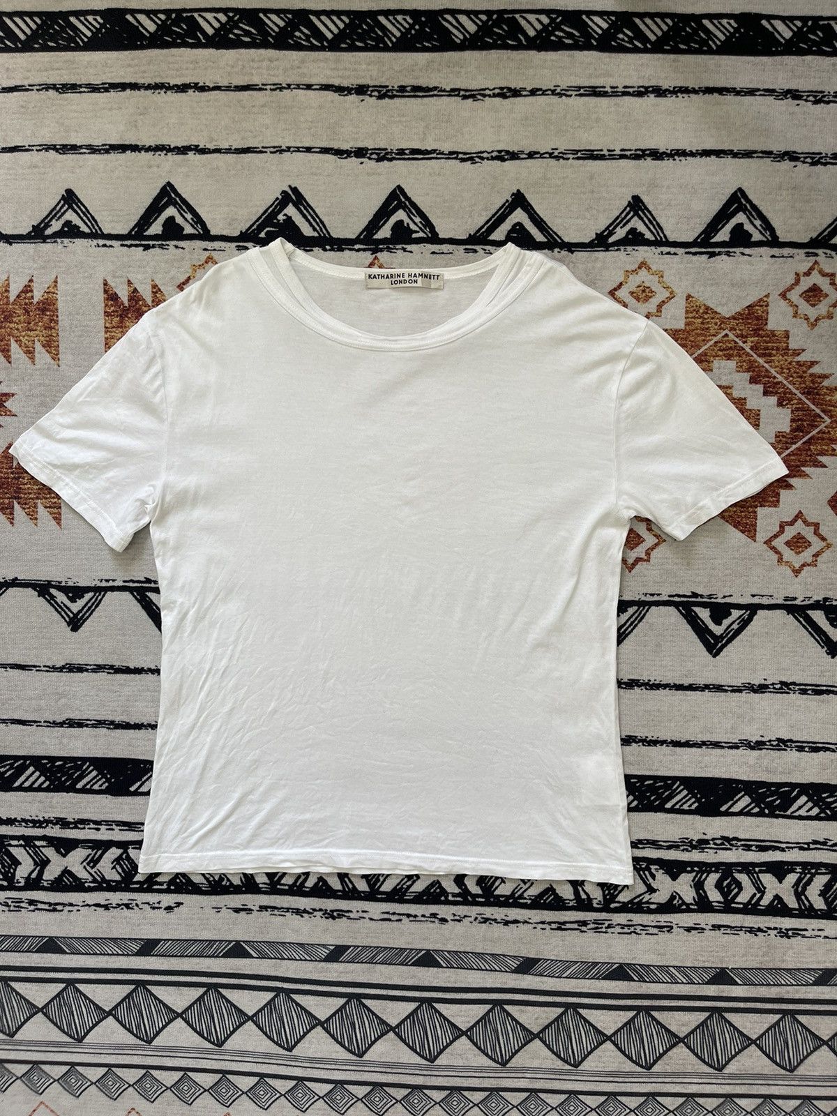 Katharine Hamnett London White Shirt📸