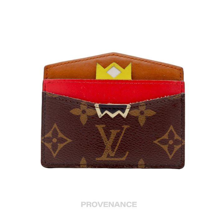 LOUIS VUITTON Monogram Tribal Mask Card Holder 198973