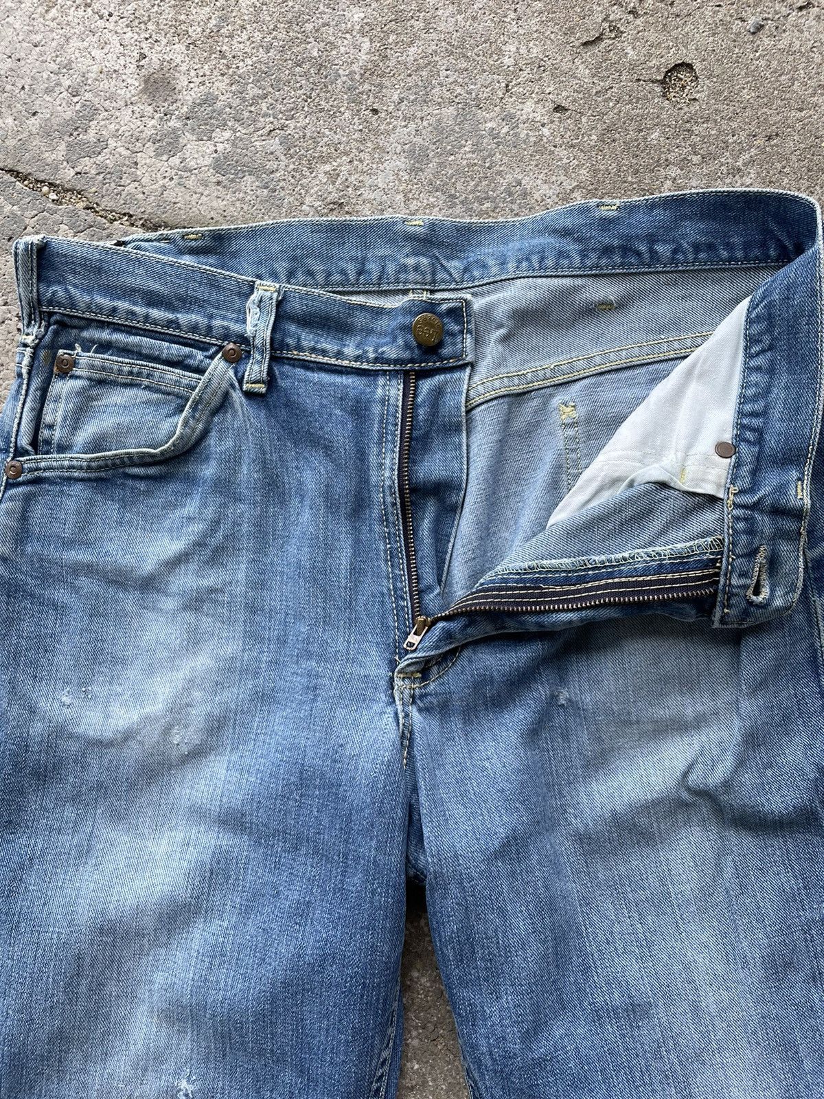 Lee × Vintage Vintage 70s Lee Riders Jeans Size US 32 / EU 48 - 5 Thumbnail