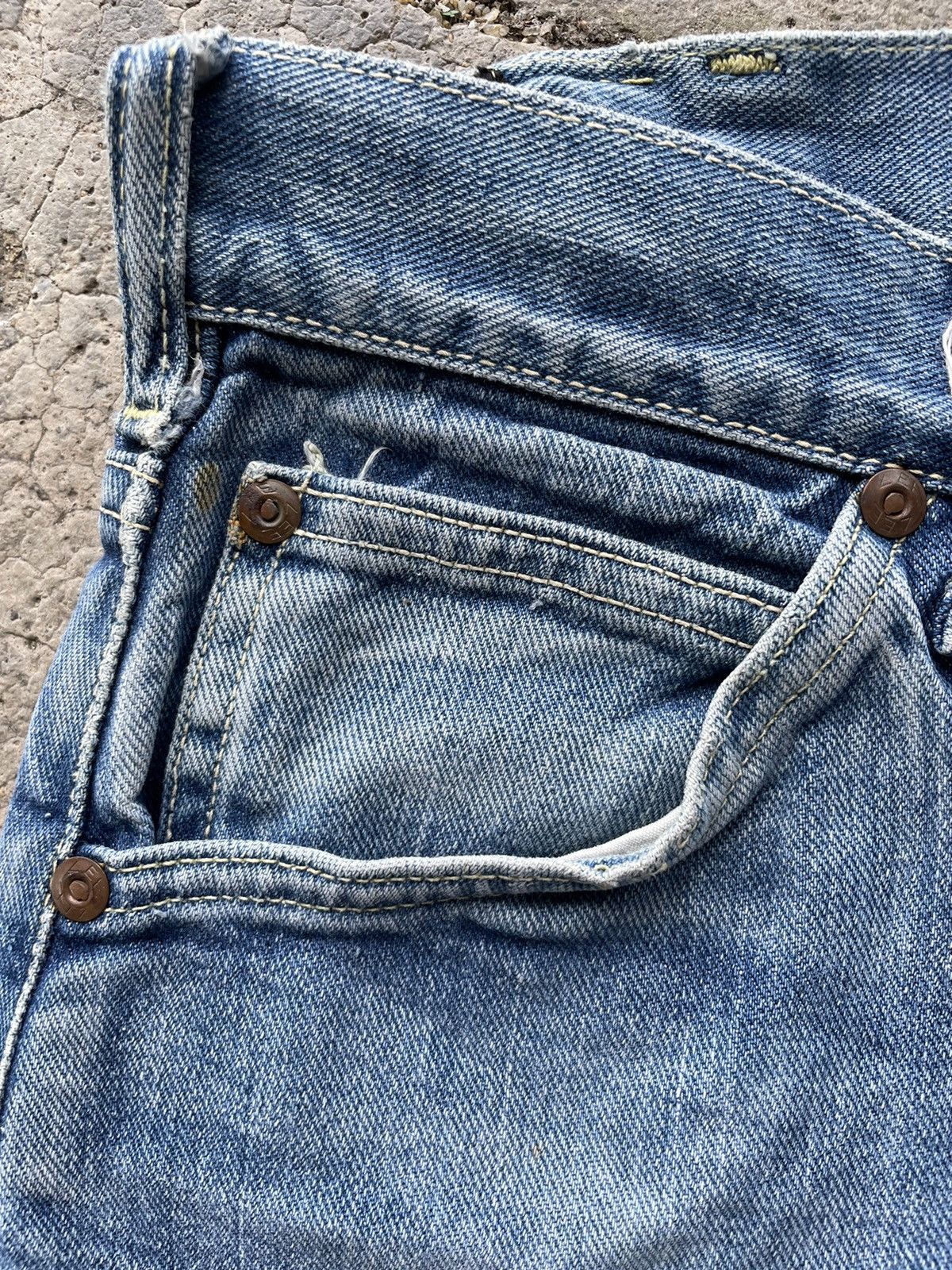 Lee × Vintage Vintage 70s Lee Riders Jeans Size US 32 / EU 48 - 7 Thumbnail