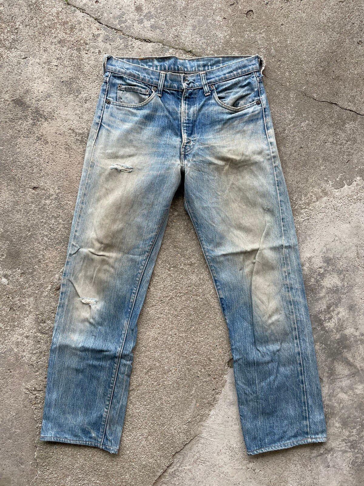Vintage Vintage 70s Levi’s 505 selvage jeans top button #5 | Grailed