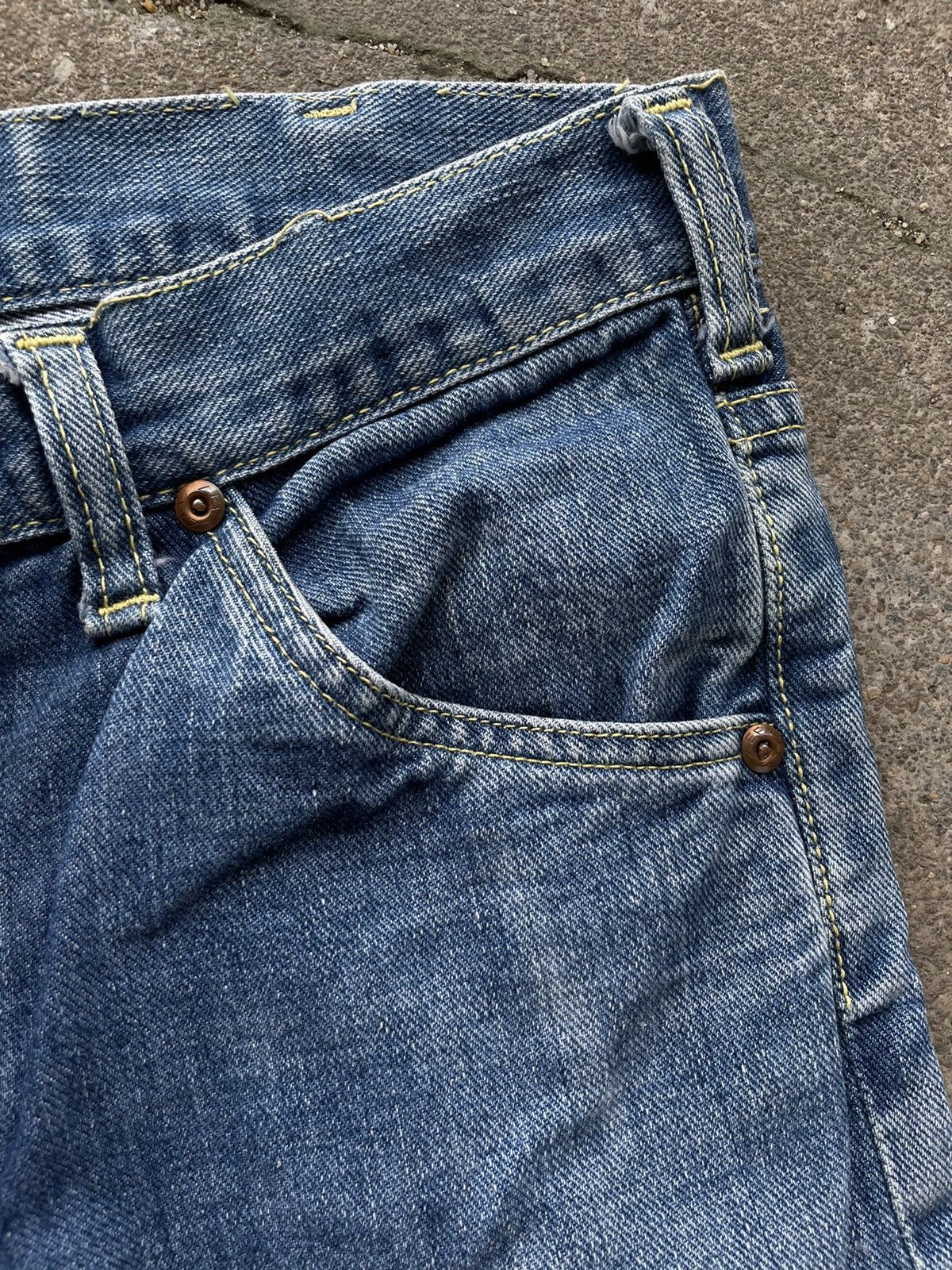Lee Vintage 70s Lee Riders bootcut bell button jeans Size US 29 - 5 Thumbnail