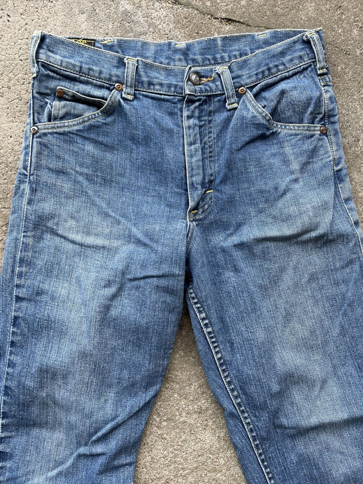 Lee Vintage 70s Lee Riders bootcut bell button jeans Size US 29 - 3 Thumbnail