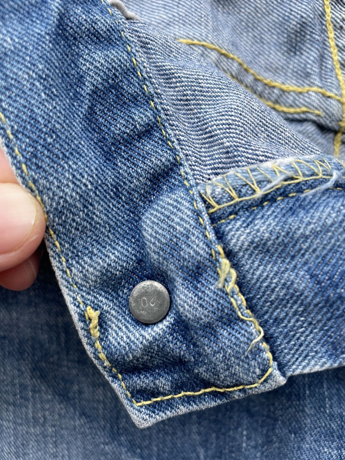 Lee Vintage 70s Lee Riders bootcut bell button jeans Size US 29 - 8 Thumbnail