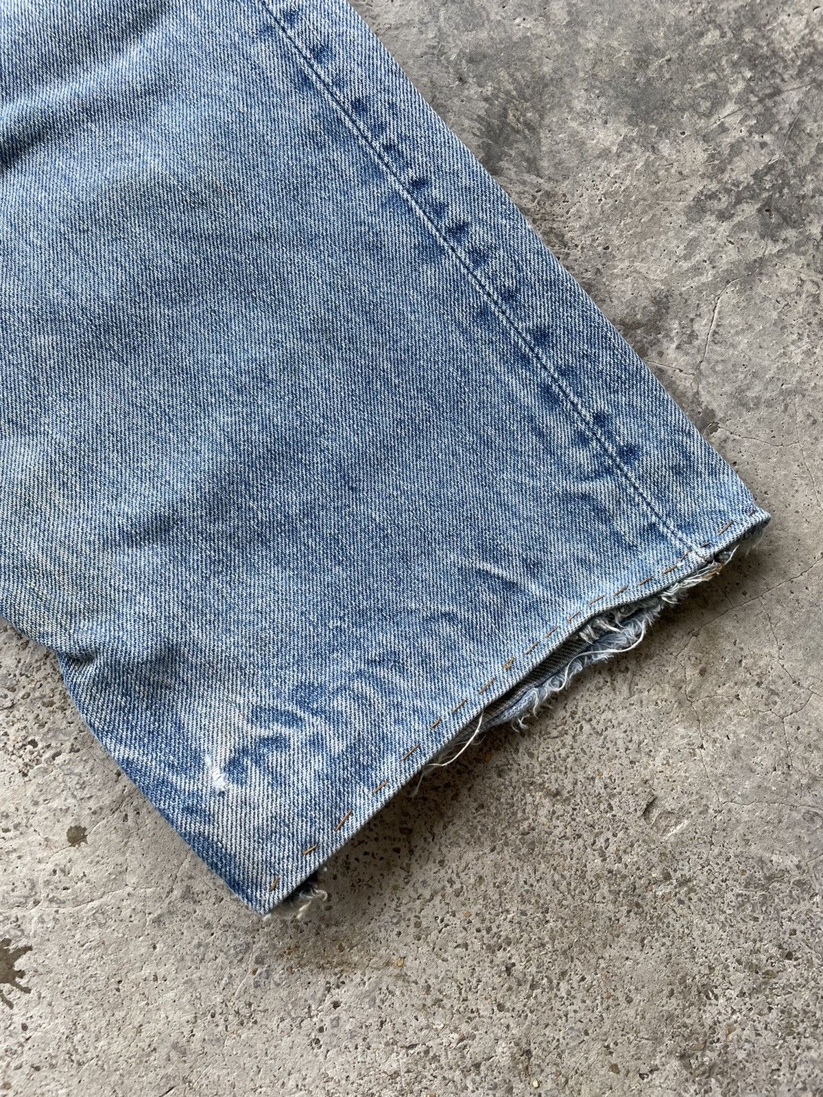 Levi's Vintage 80s Levi’s 505 distress top button 6 Size US 34 / EU 50 - 8 Thumbnail
