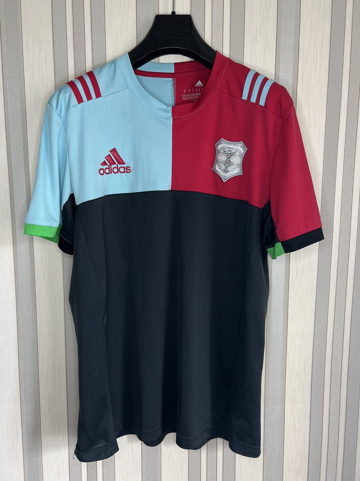 Adidas HARLEQUiNS 150th ANNiVERSARY COLLARED RUGBY SHiRT JERSEY Grailed