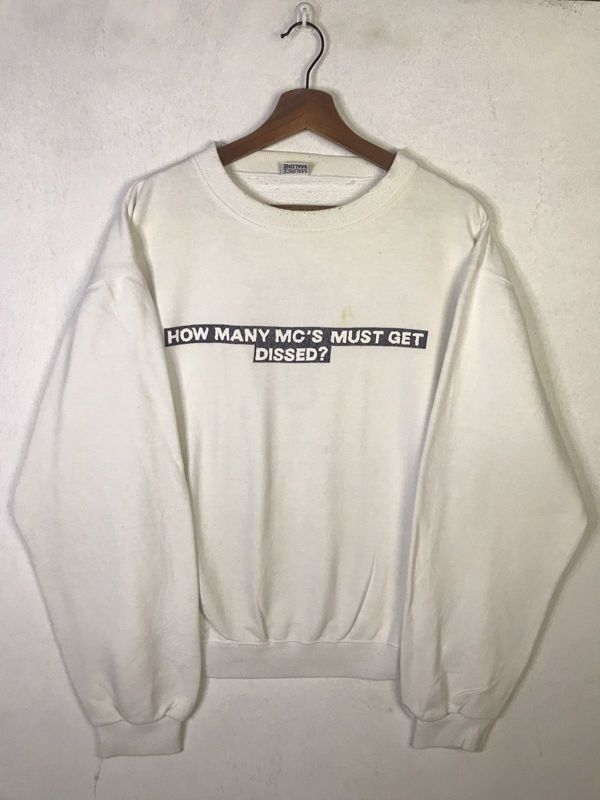 Rap Tees Vintage 90s Maurice Malone Hip Hop Diss Sweatshirt Size US M / EU 48-50 / 2 - 2 Thumbnail