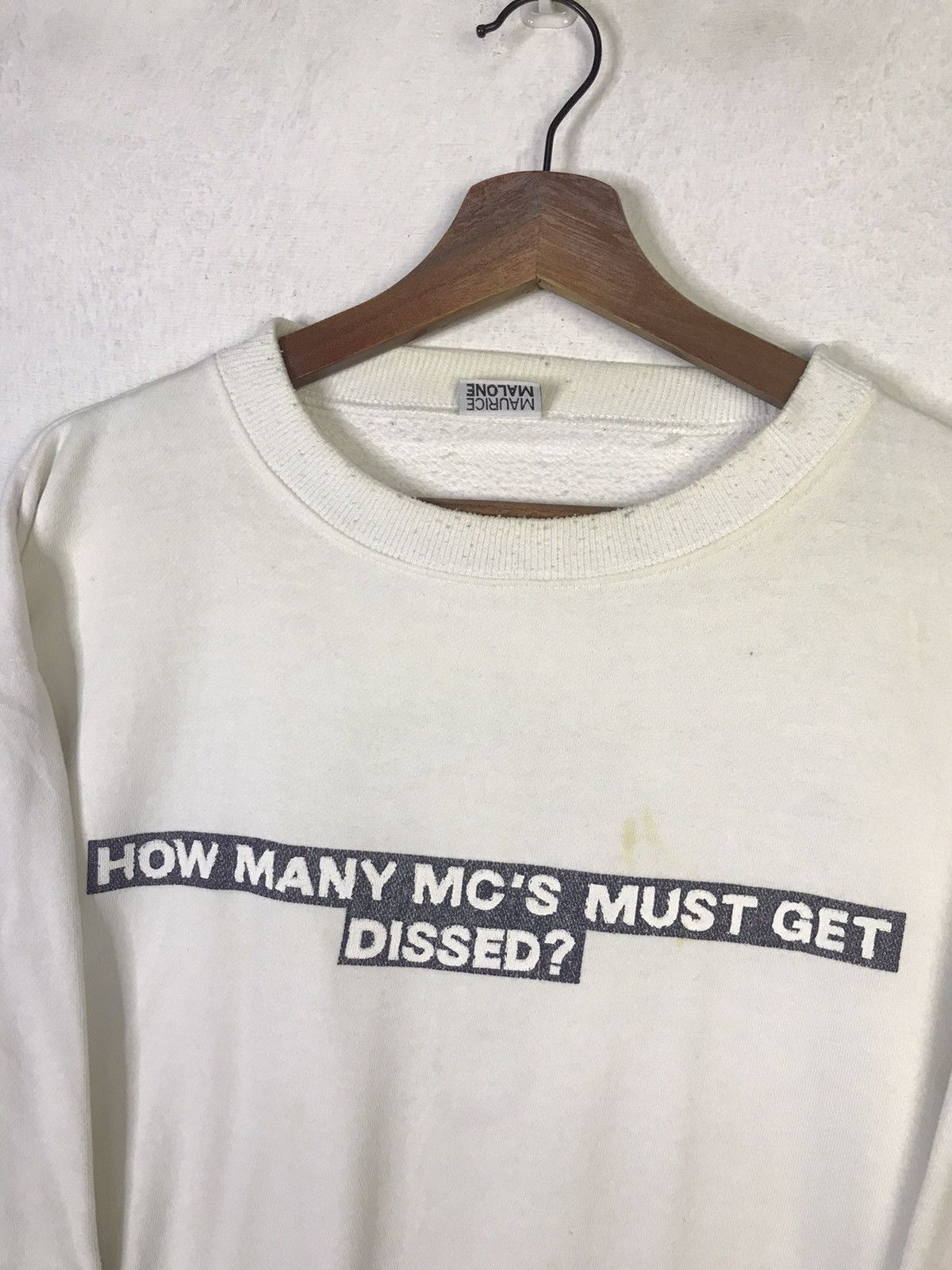 Rap Tees Vintage 90s Maurice Malone Hip Hop Diss Sweatshirt Size US M / EU 48-50 / 2 - 3 Thumbnail