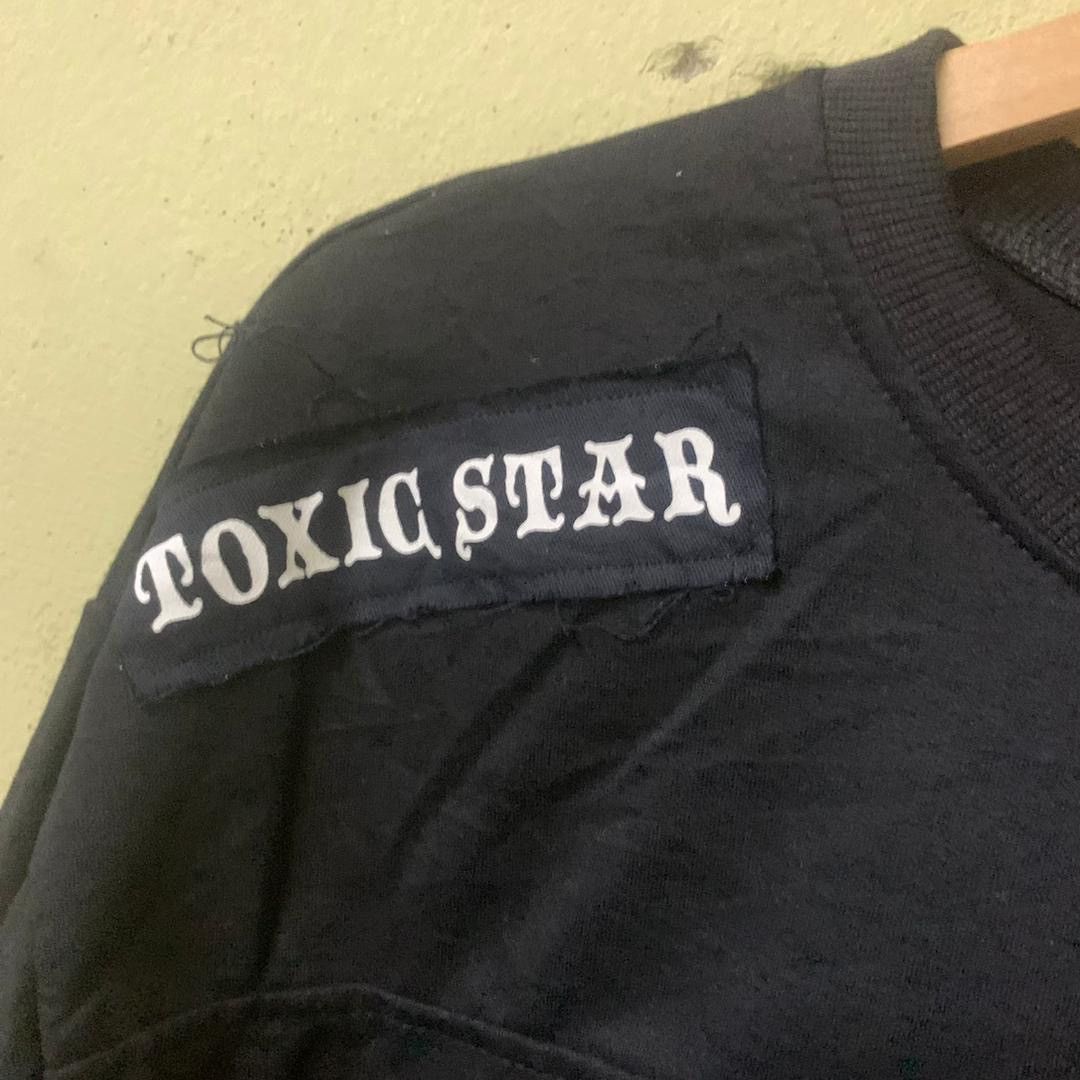 Japanese Brand Japanese punker solid black toxic star shirt Size M / US 6-8 / IT 42-44 - 7 Thumbnail