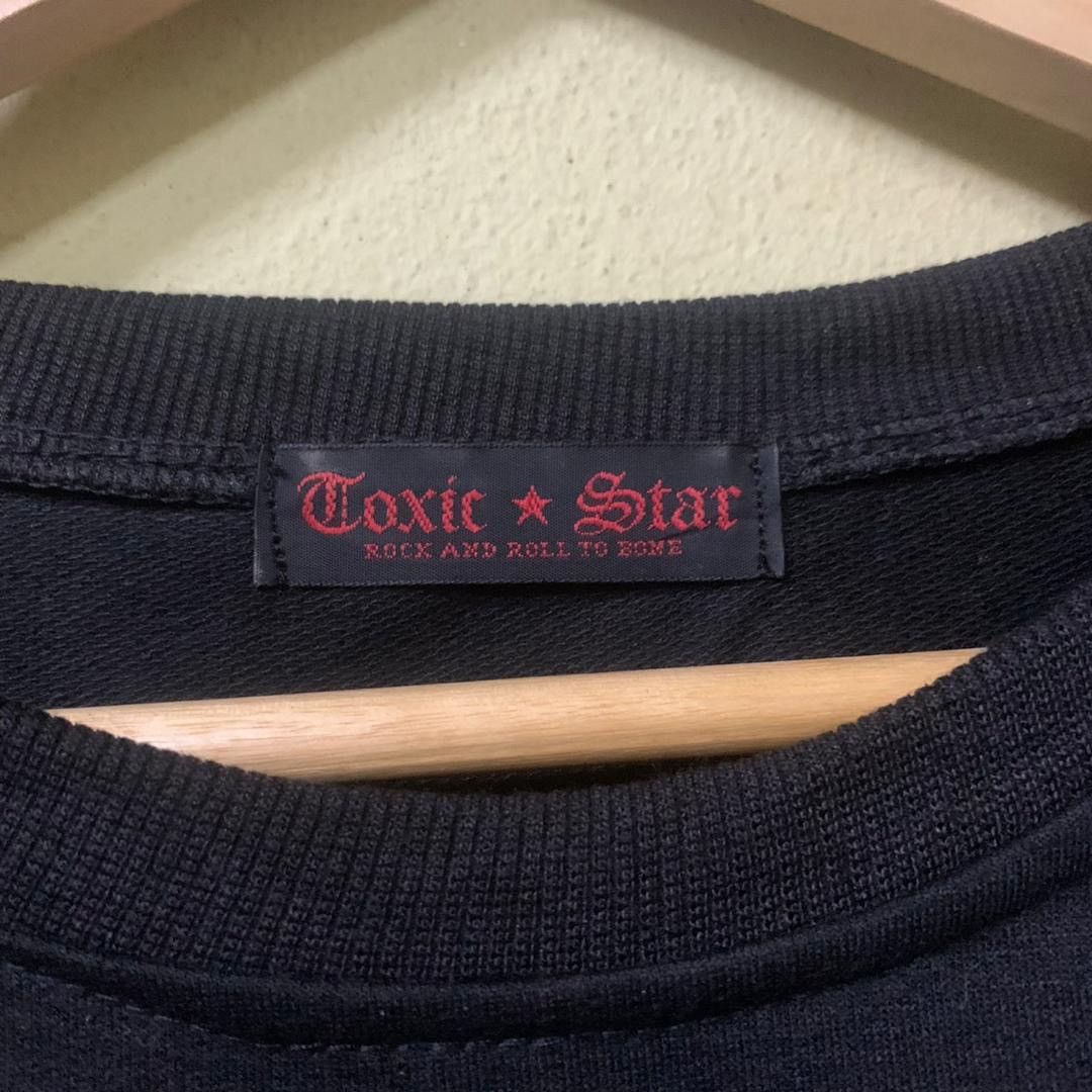 Japanese Brand Japanese punker solid black toxic star shirt Size M / US 6-8 / IT 42-44 - 3 Thumbnail