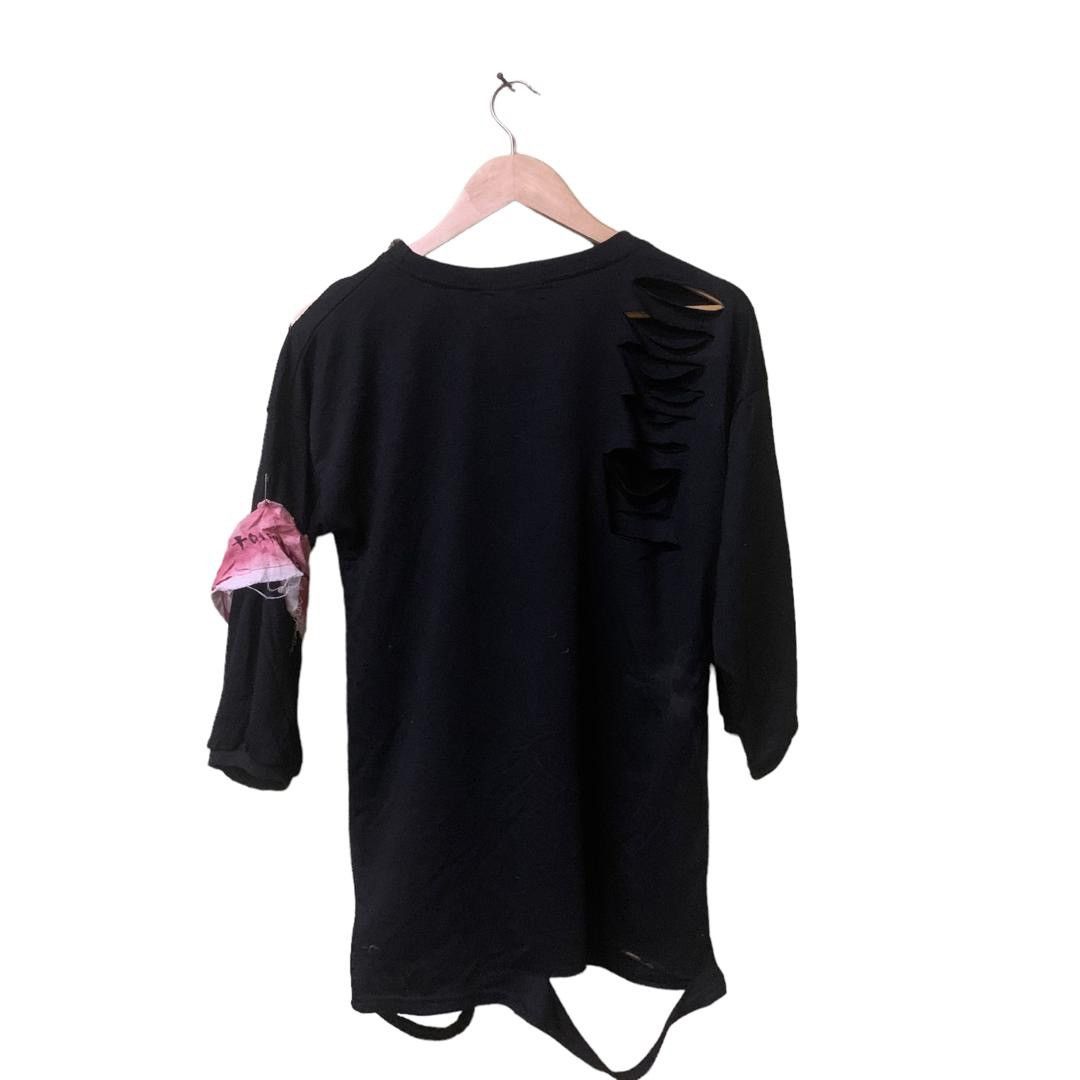 Japanese Brand Japanese punker solid black toxic star shirt Size M / US 6-8 / IT 42-44 - 2 Thumbnail