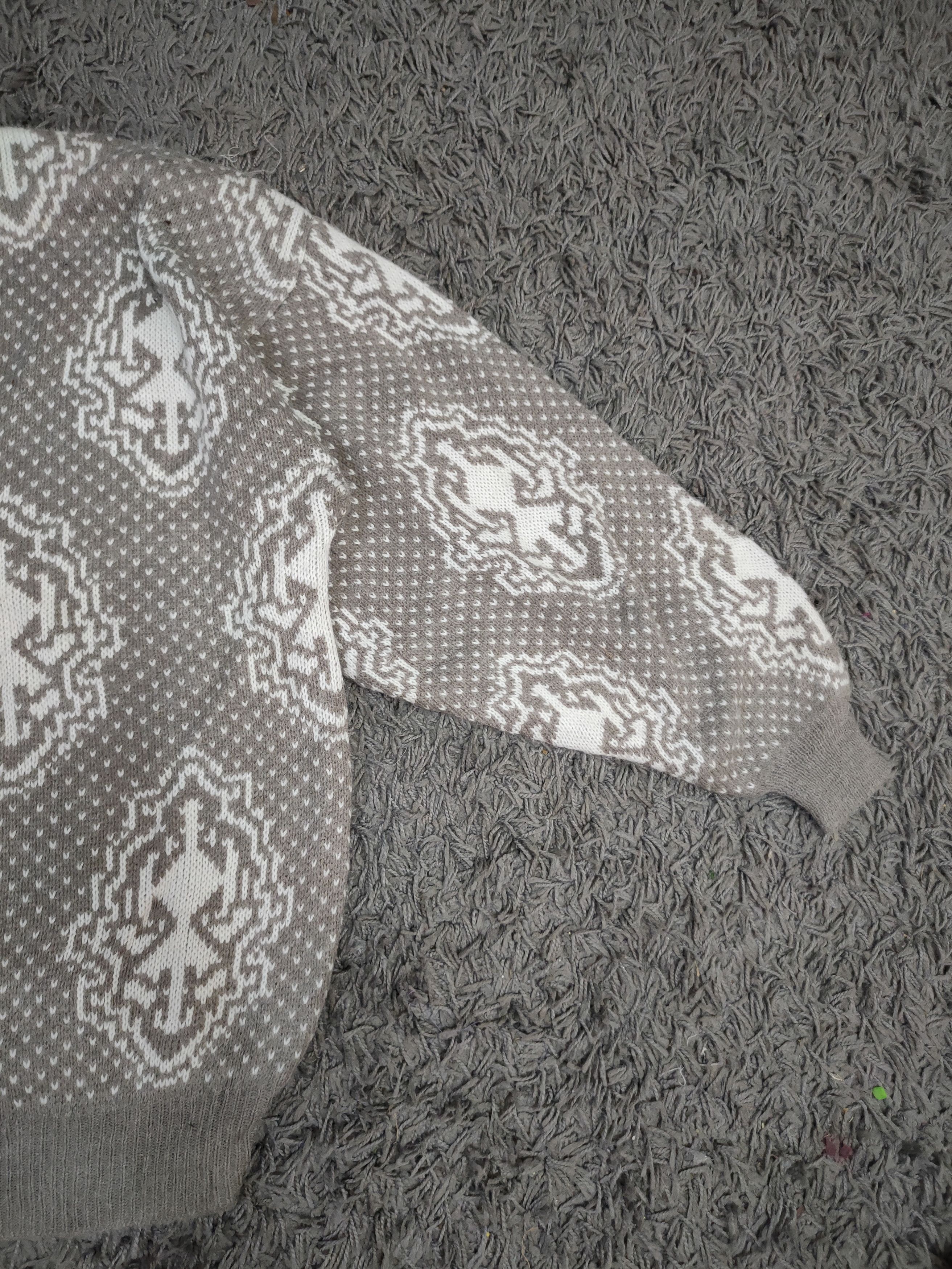 Vintage MackGul pattern jpn cardigan knitwear streetwear DL #46-194 Size L / US 10 / IT 46 - 10 Thumbnail