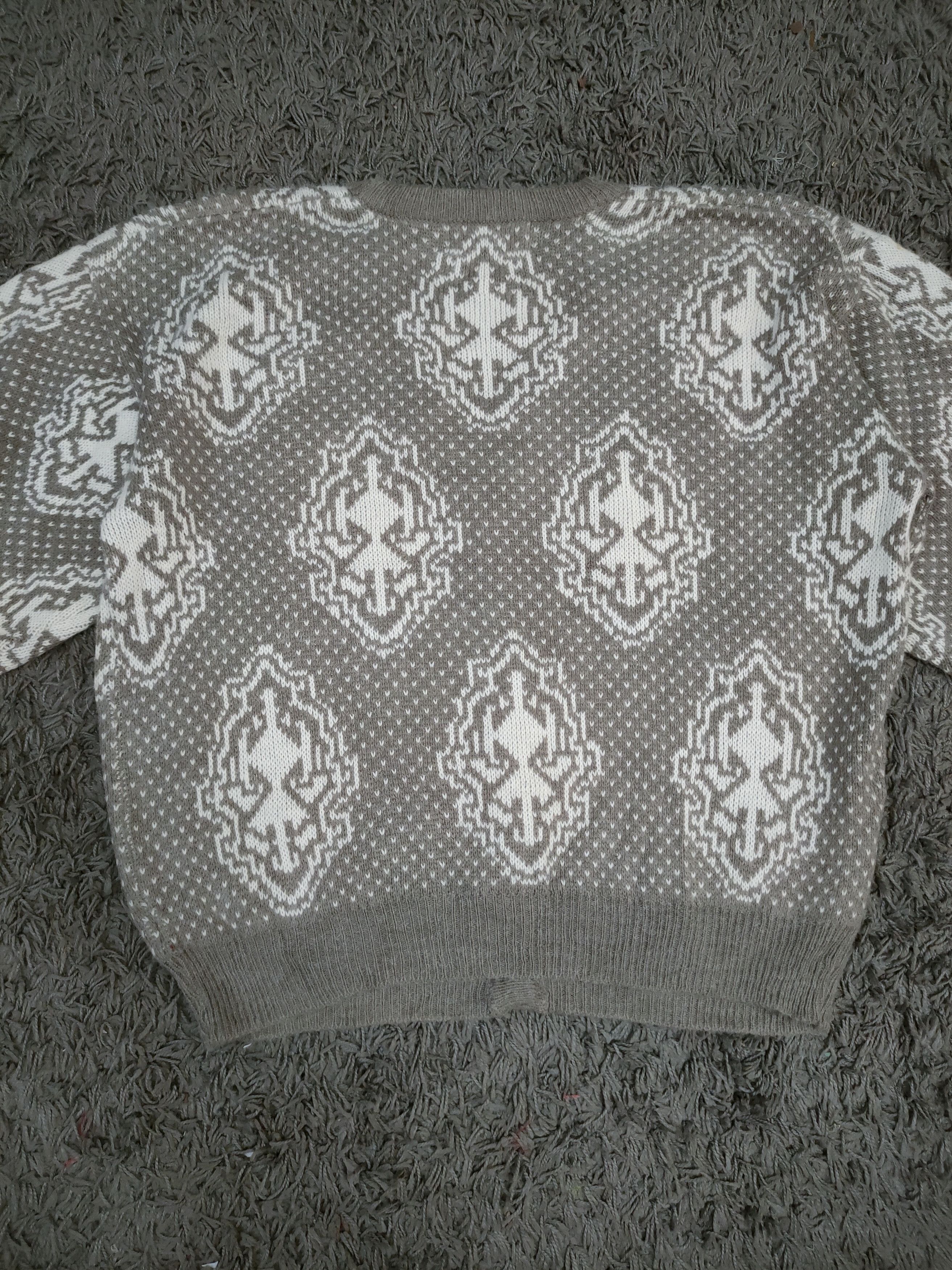 Vintage MackGul pattern jpn cardigan knitwear streetwear DL #46-194 Size L / US 10 / IT 46 - 3 Thumbnail