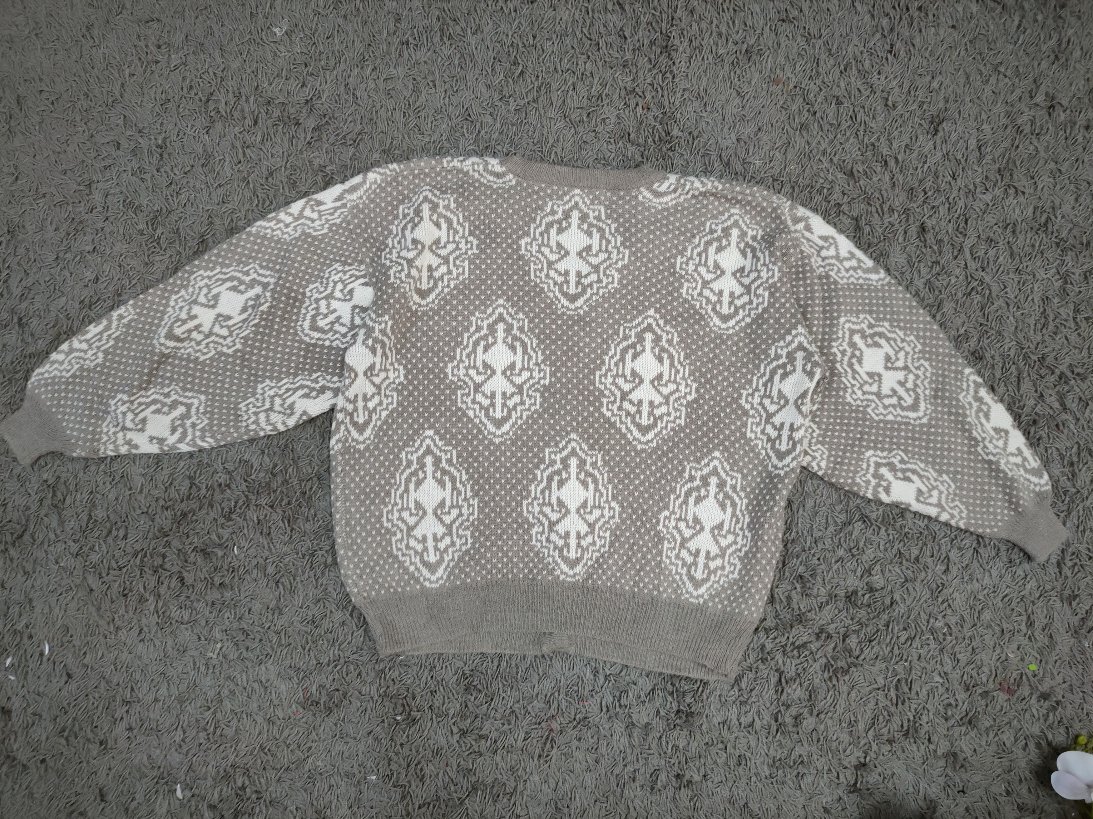 Vintage MackGul pattern jpn cardigan knitwear streetwear DL #46-194 Size L / US 10 / IT 46 - 5 Thumbnail