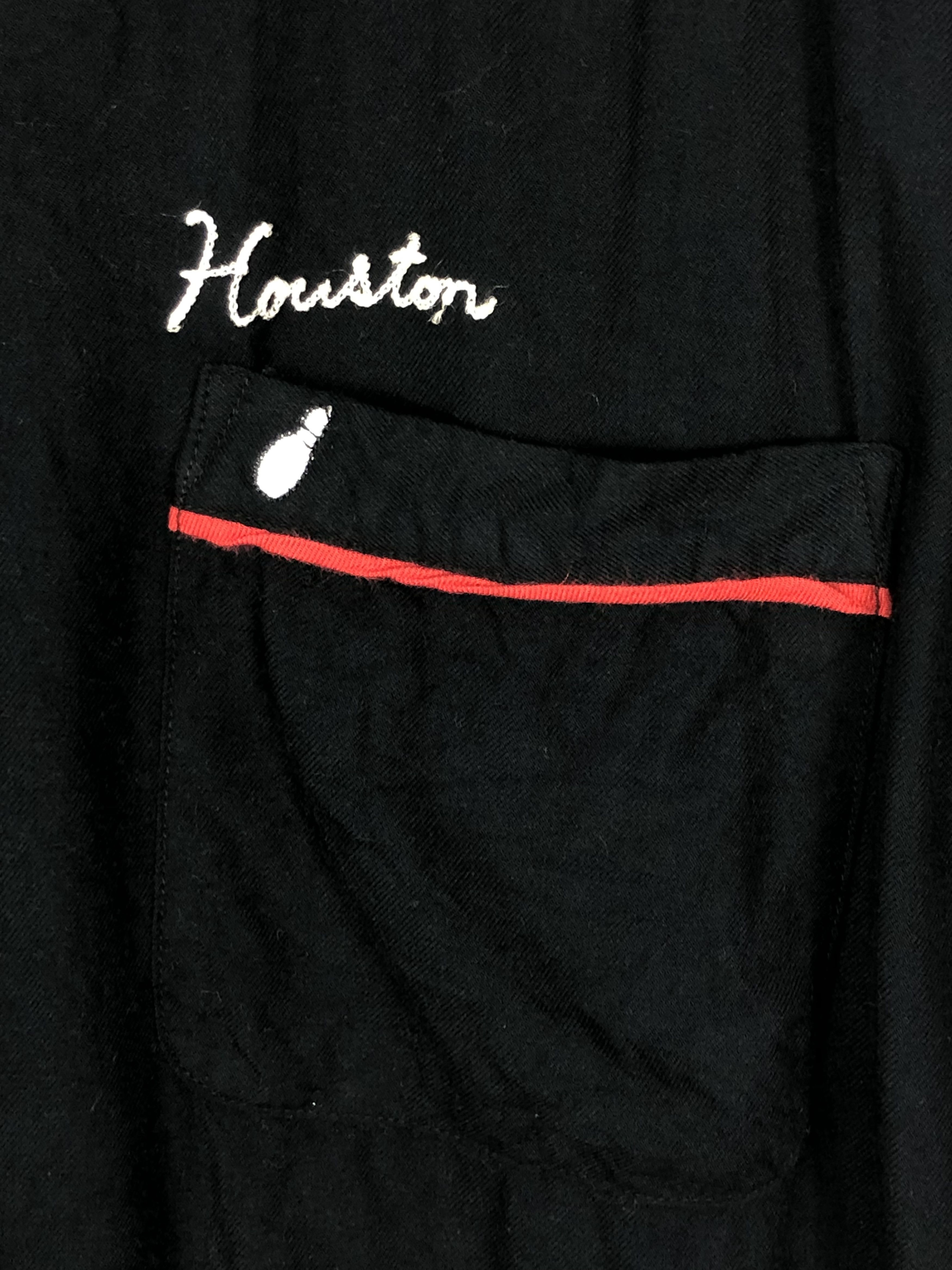 Japanese Brand VINTAGE 90’S HOUSTON JAPAN EMBROIDERY BOWLING SHIRT Size US M / EU 48-50 / 2 - 7 Thumbnail