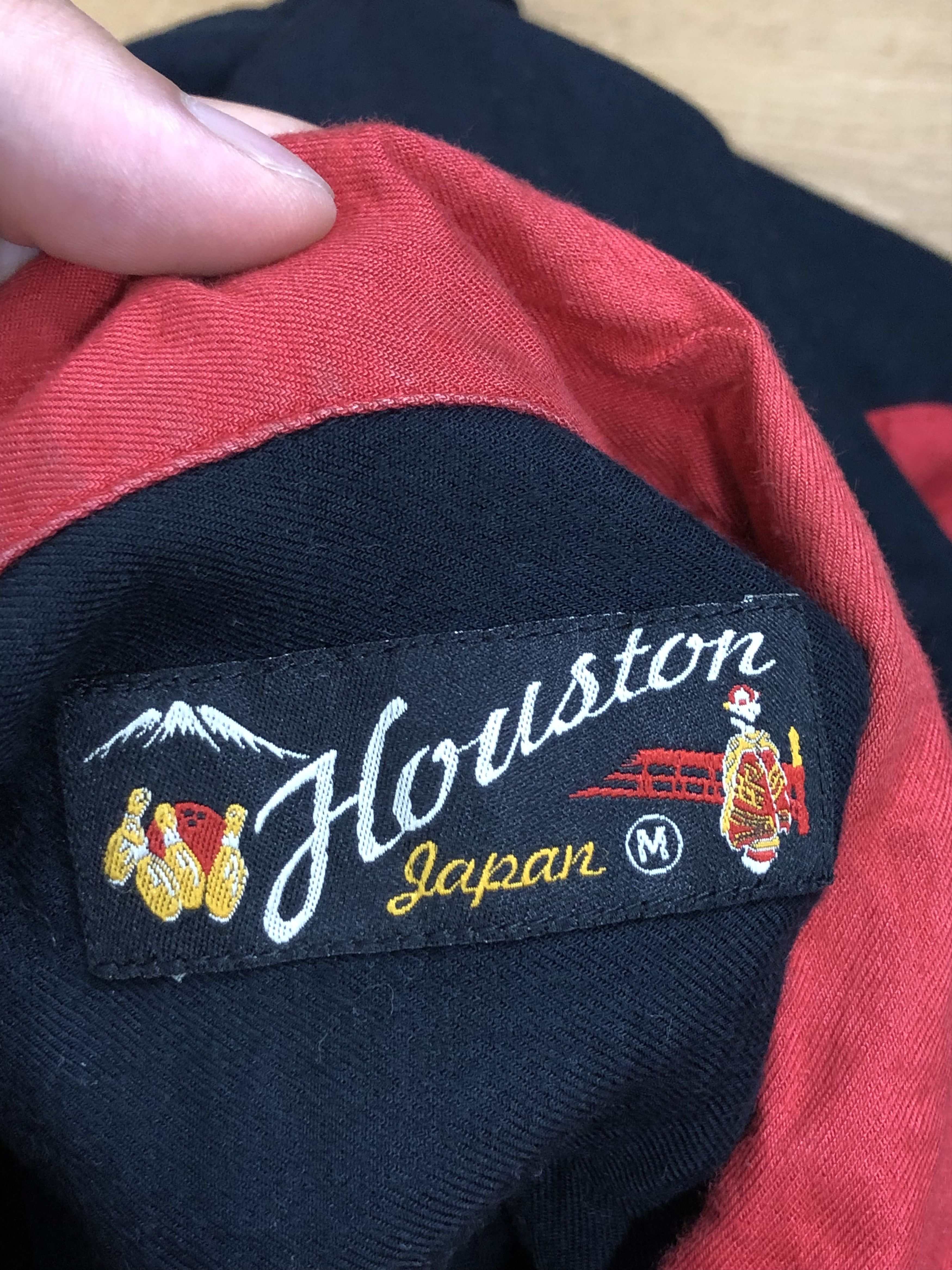 Japanese Brand VINTAGE 90’S HOUSTON JAPAN EMBROIDERY BOWLING SHIRT Size US M / EU 48-50 / 2 - 6 Thumbnail