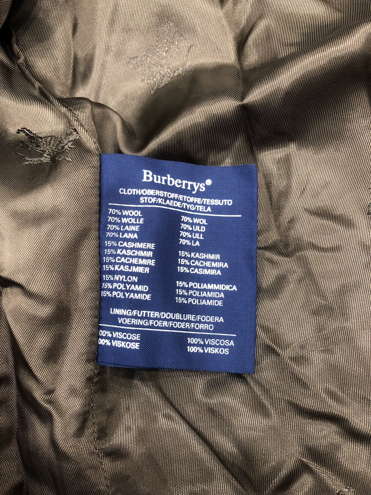Burberry 🔥BEST OFFER🔥Vtg BURBERRYS PRORSUM CashmereWools Overcoat Size US M / EU 48-50 / 2 - 13 Thumbnail