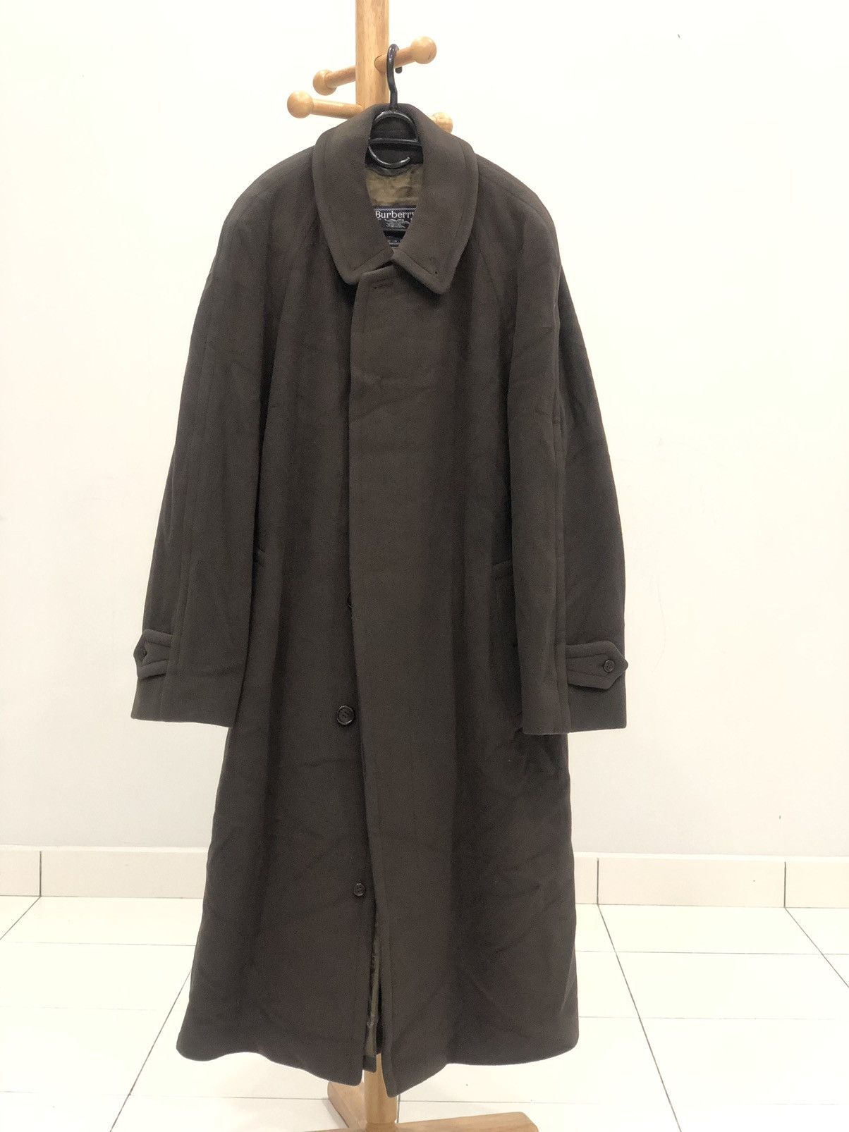 Burberry 🔥BEST OFFER🔥Vtg BURBERRYS PRORSUM CashmereWools Overcoat Size US M / EU 48-50 / 2 - 2 Thumbnail
