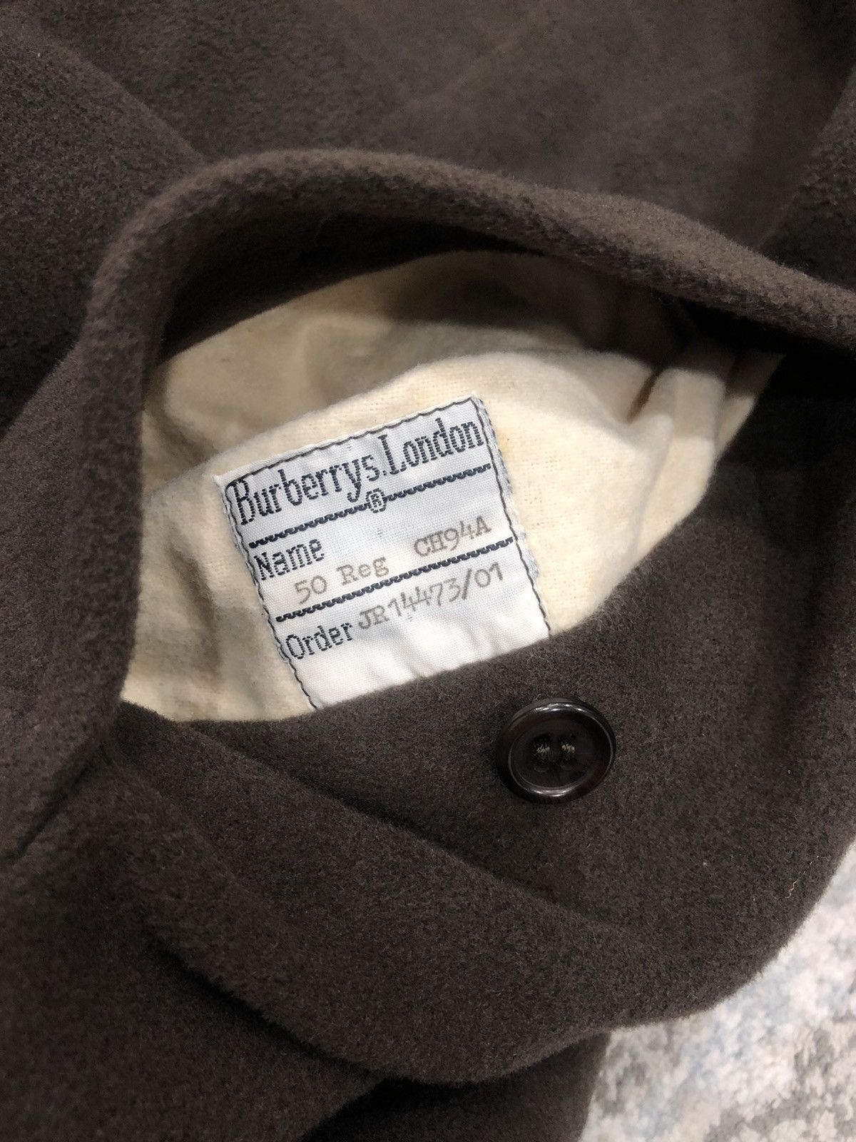 Burberry 🔥BEST OFFER🔥Vtg BURBERRYS PRORSUM CashmereWools Overcoat Size US M / EU 48-50 / 2 - 15 Thumbnail