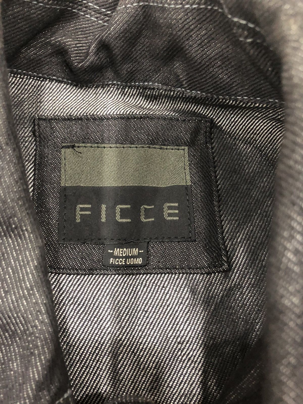 Designer × Japanese Brand × Yoshiyuki Konishi Rare FICCE by YOSHIYUKI KONISHI Raw Denim Chore Jacket Size US M / EU 48-50 / 2 - 7 Thumbnail