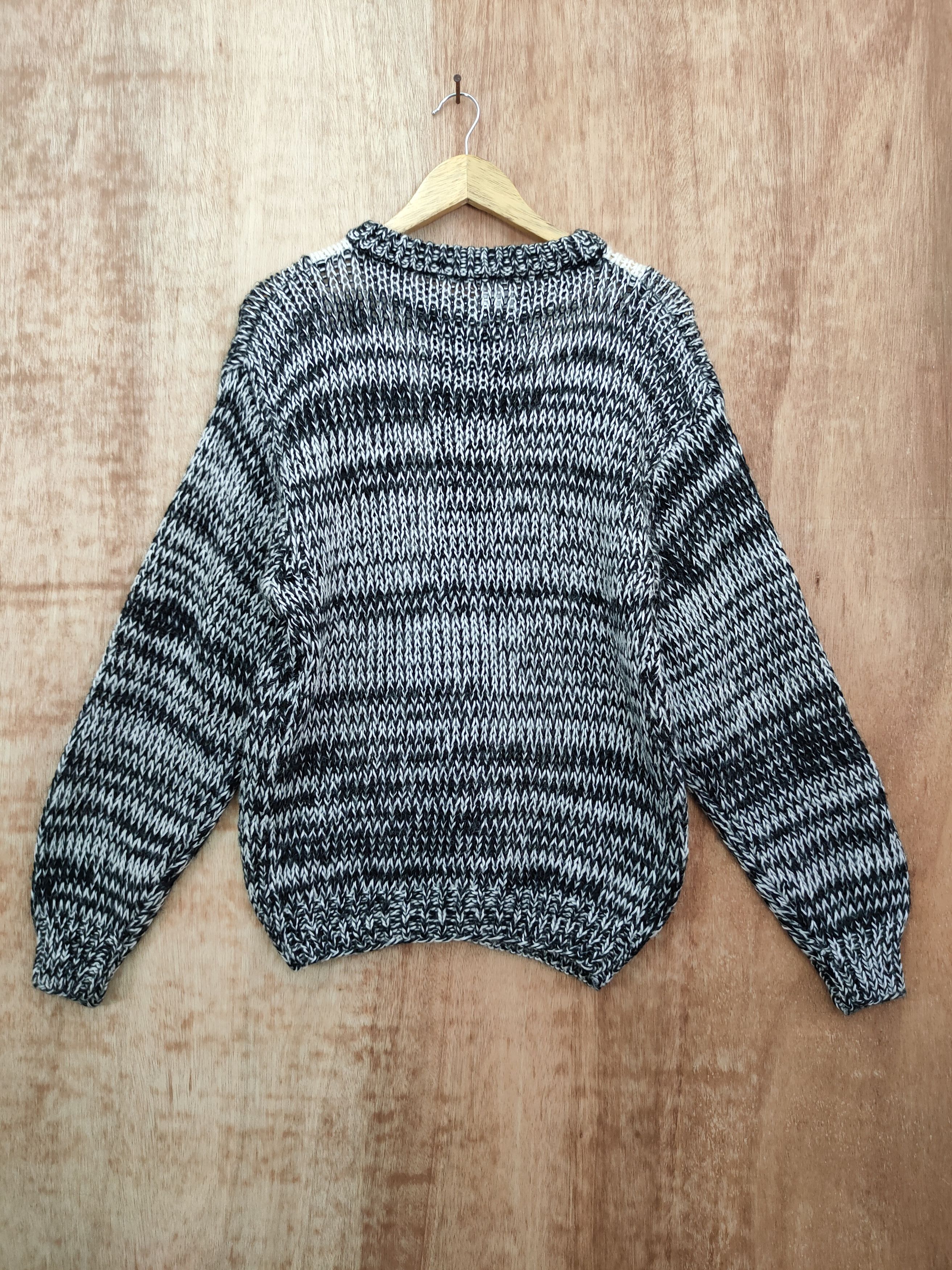Japanese Brand DL Vorable japan art mohair cable aran isle knitwear #46-154 Size US M / EU 48-50 / 2 - 7 Thumbnail