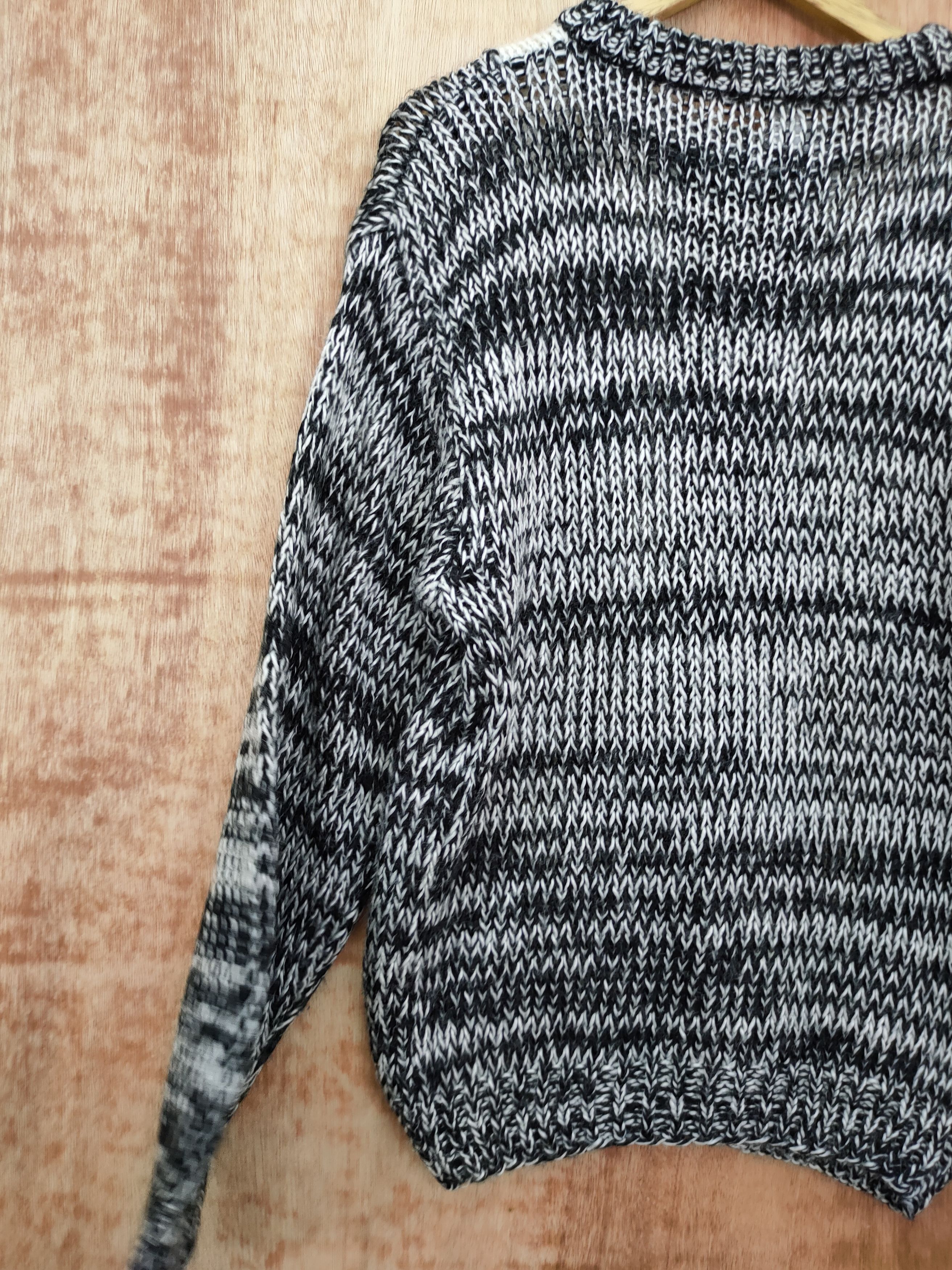 Japanese Brand DL Vorable japan art mohair cable aran isle knitwear #46-154 Size US M / EU 48-50 / 2 - 8 Thumbnail