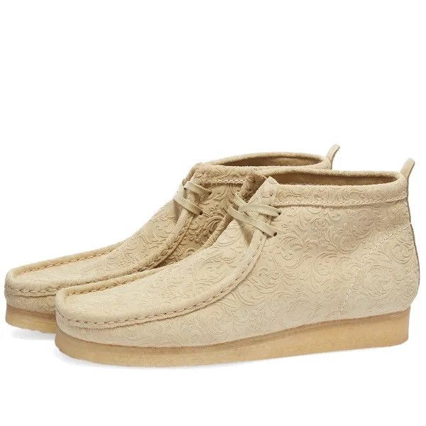 Clarks Clarks end clothing wallabee boot oxford flowers tan maple Size US 8 / EU 41 - 1 Thumbnail