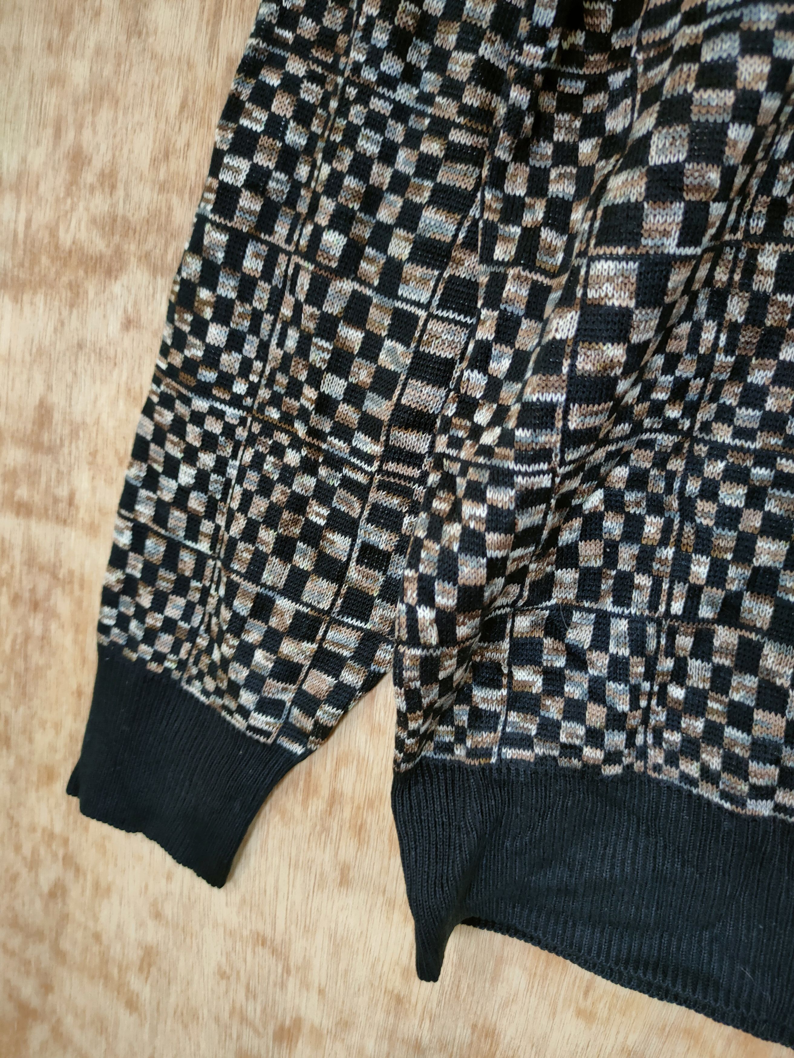 Christian Daniel DLL Christian Daniel checkered vintage art knitwear #46-577 Size US L / EU 52-54 / 3 - 5 Thumbnail
