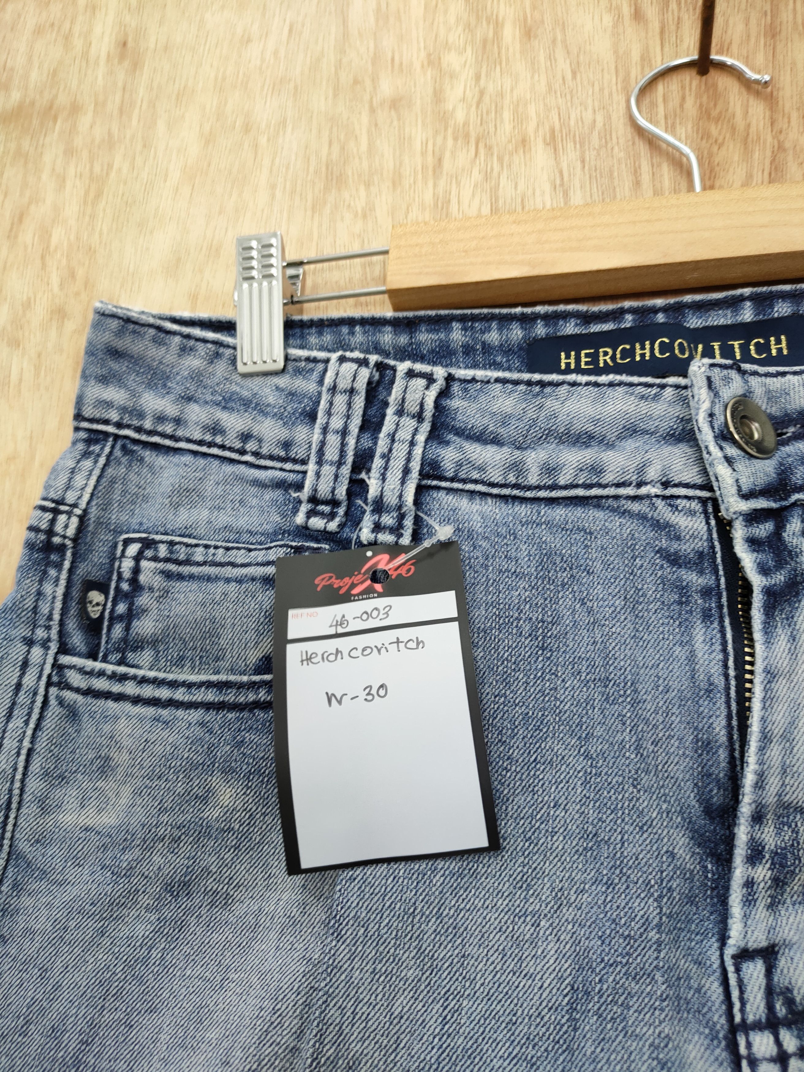 Alexandre Herchcovitch DL Alexandre Herchcovitch distressed denim pants #46-003 Size 30" / US 8 / IT 44 - 4 Thumbnail