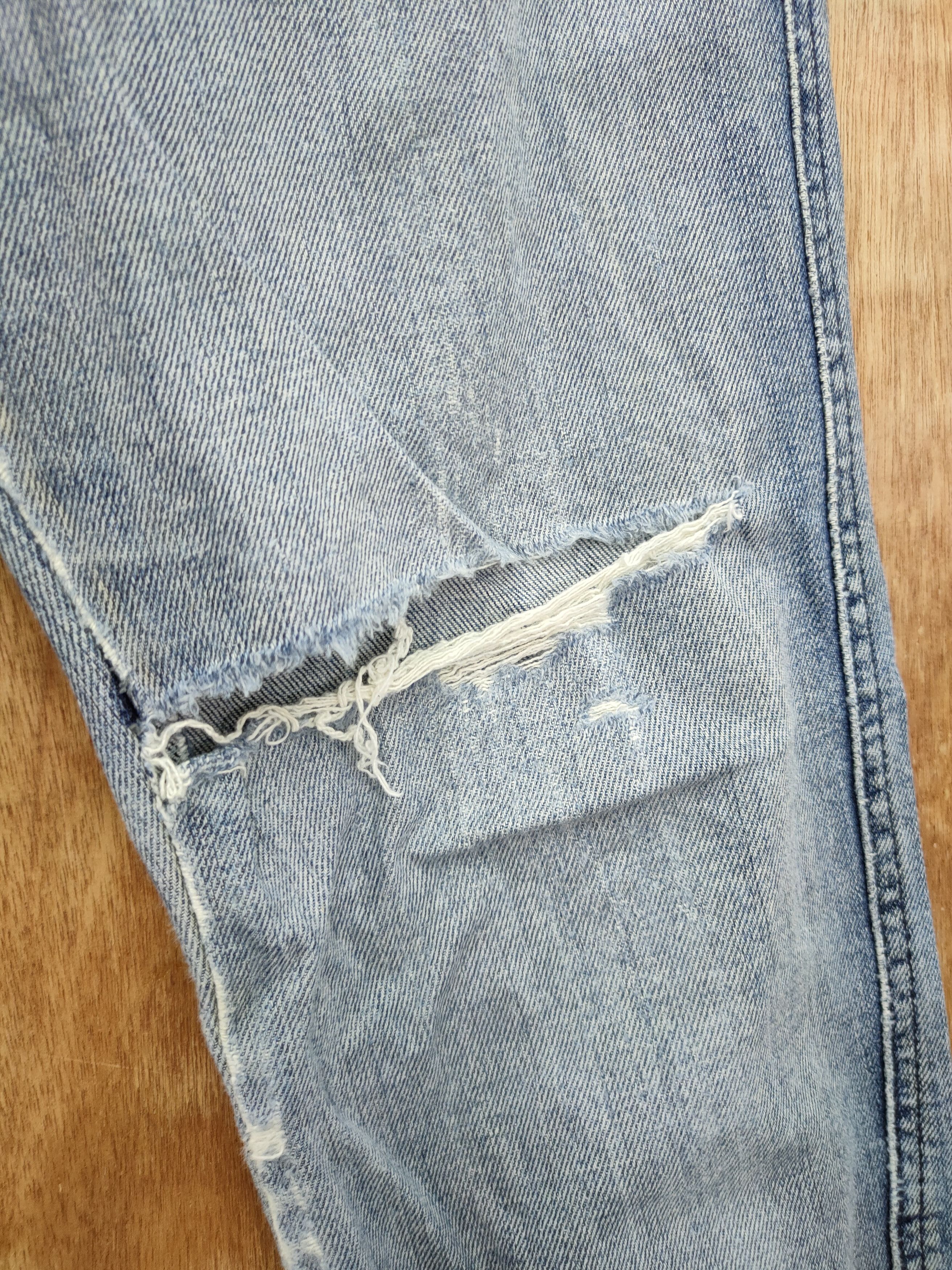 Alexandre Herchcovitch DL Alexandre Herchcovitch distressed denim pants #46-003 Size 30" / US 8 / IT 44 - 7 Thumbnail