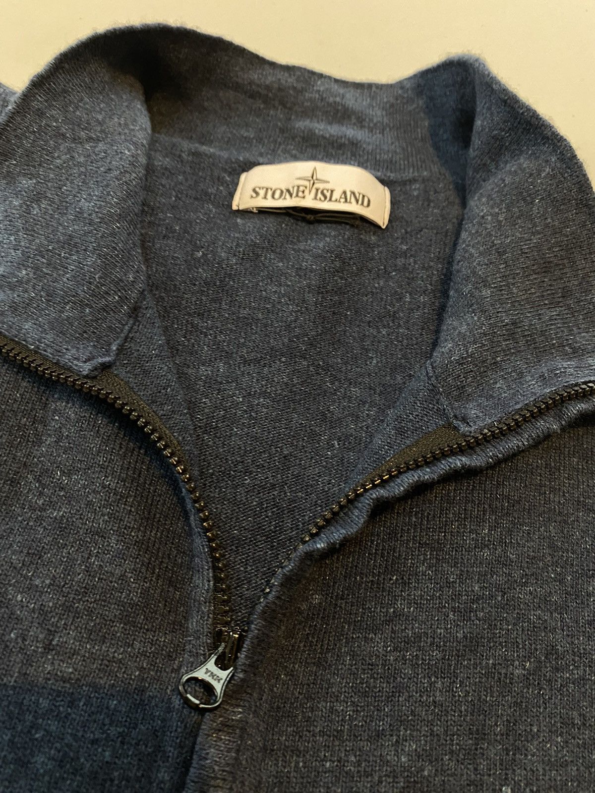 Stone Island Stone island zip knitwear wool star logo Size US L / EU 52-54 / 3 - 3 Thumbnail