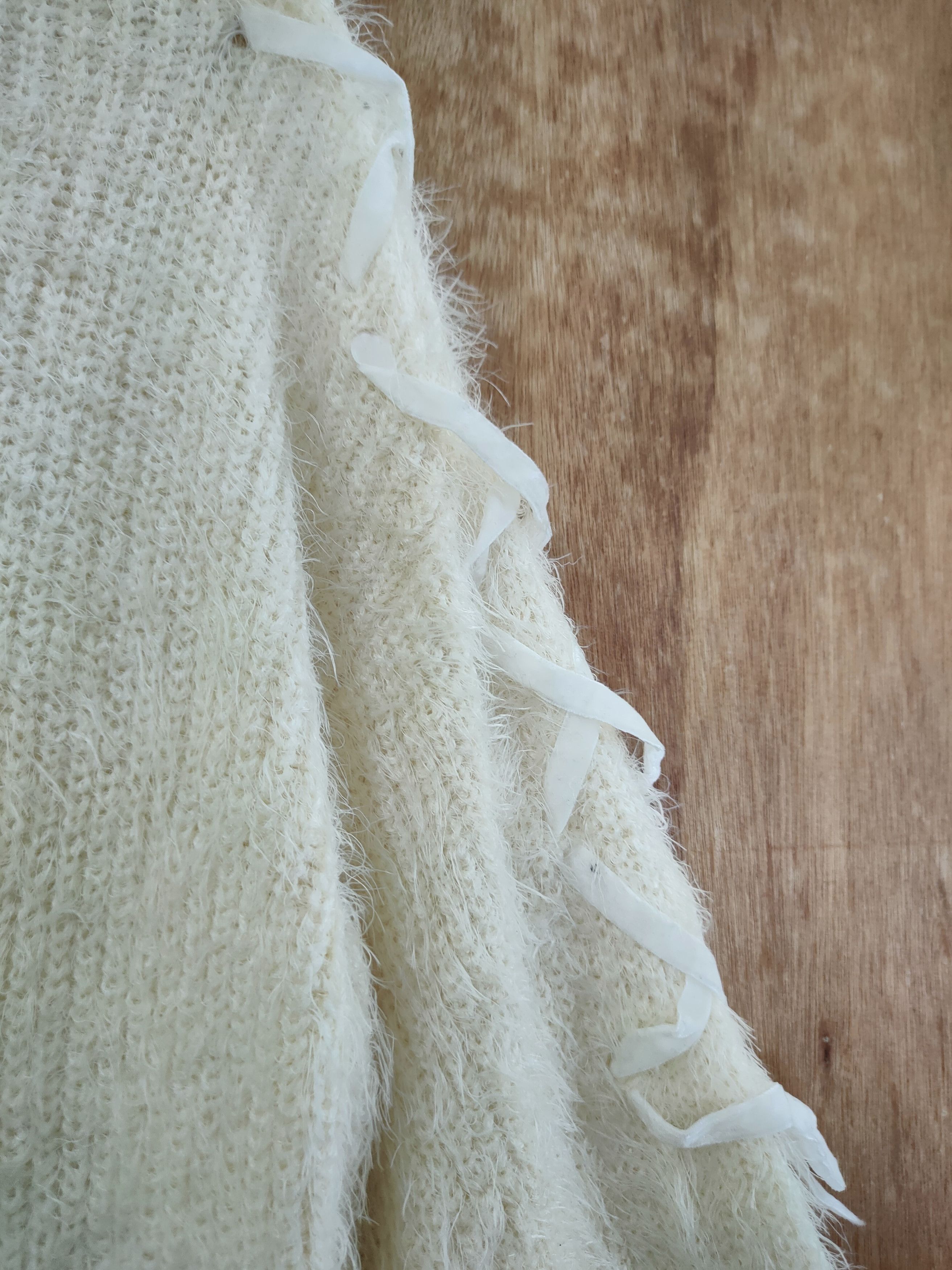 Homespun Knitwear DLL IGNI JAPAN BALLON MOHAIR FUR SHAGGY KNITWEAR #46-548 Size M / US 6-8 / IT 42-44 - 6 Thumbnail
