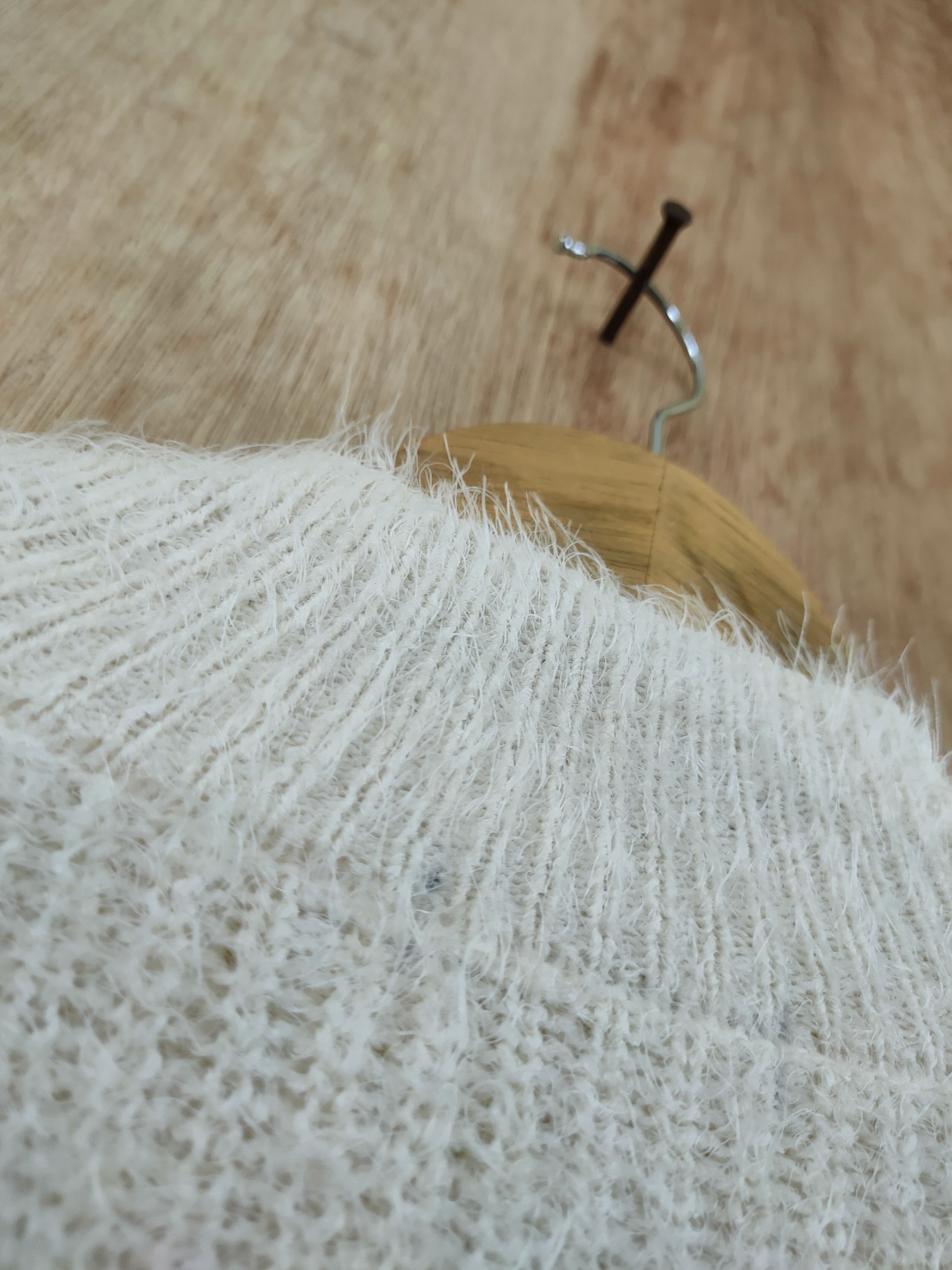 Homespun Knitwear DLL IGNI JAPAN BALLON MOHAIR FUR SHAGGY KNITWEAR #46-548 Size M / US 6-8 / IT 42-44 - 13 Thumbnail