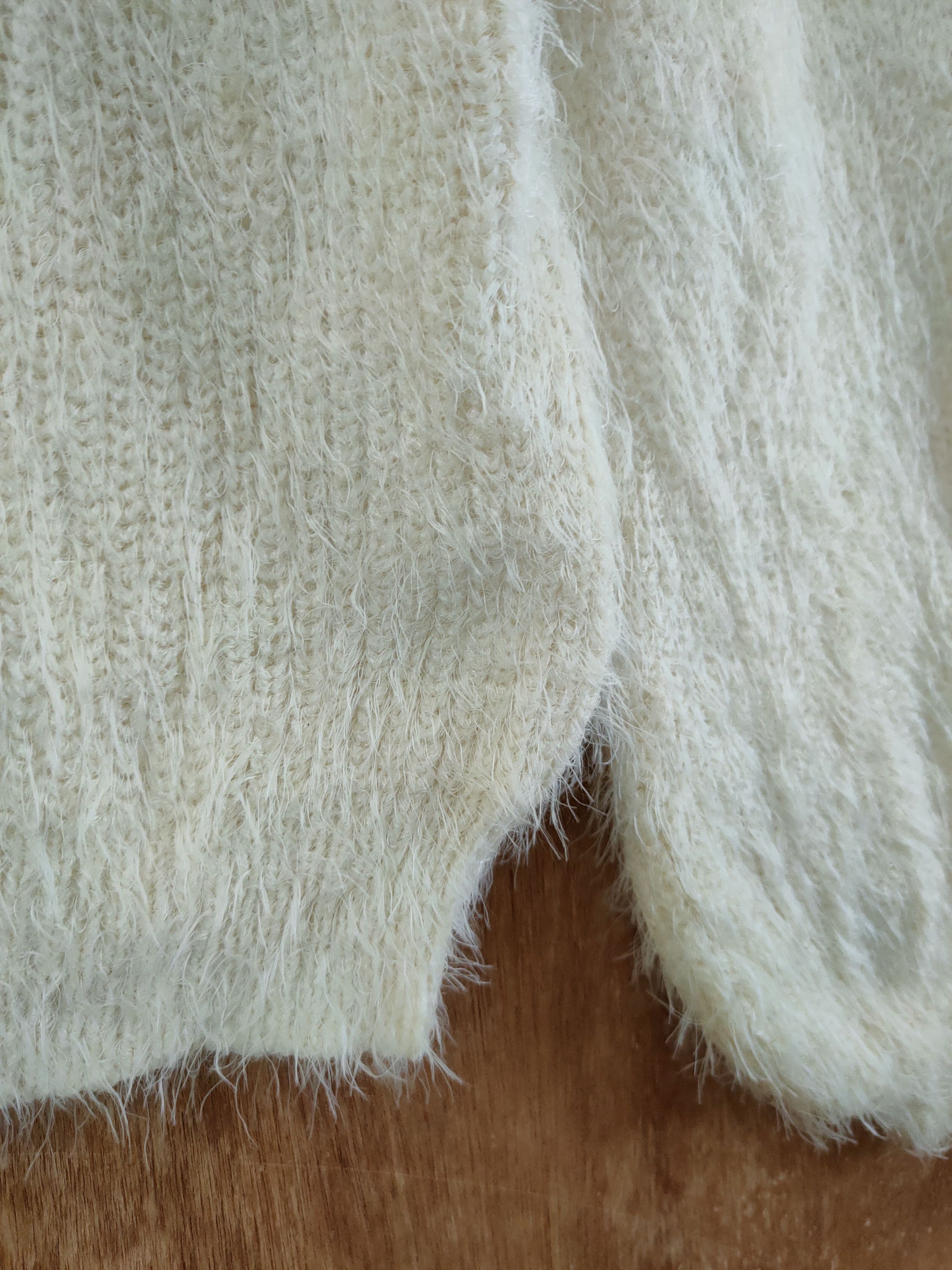 Homespun Knitwear DLL IGNI JAPAN BALLON MOHAIR FUR SHAGGY KNITWEAR #46-548 Size M / US 6-8 / IT 42-44 - 5 Thumbnail